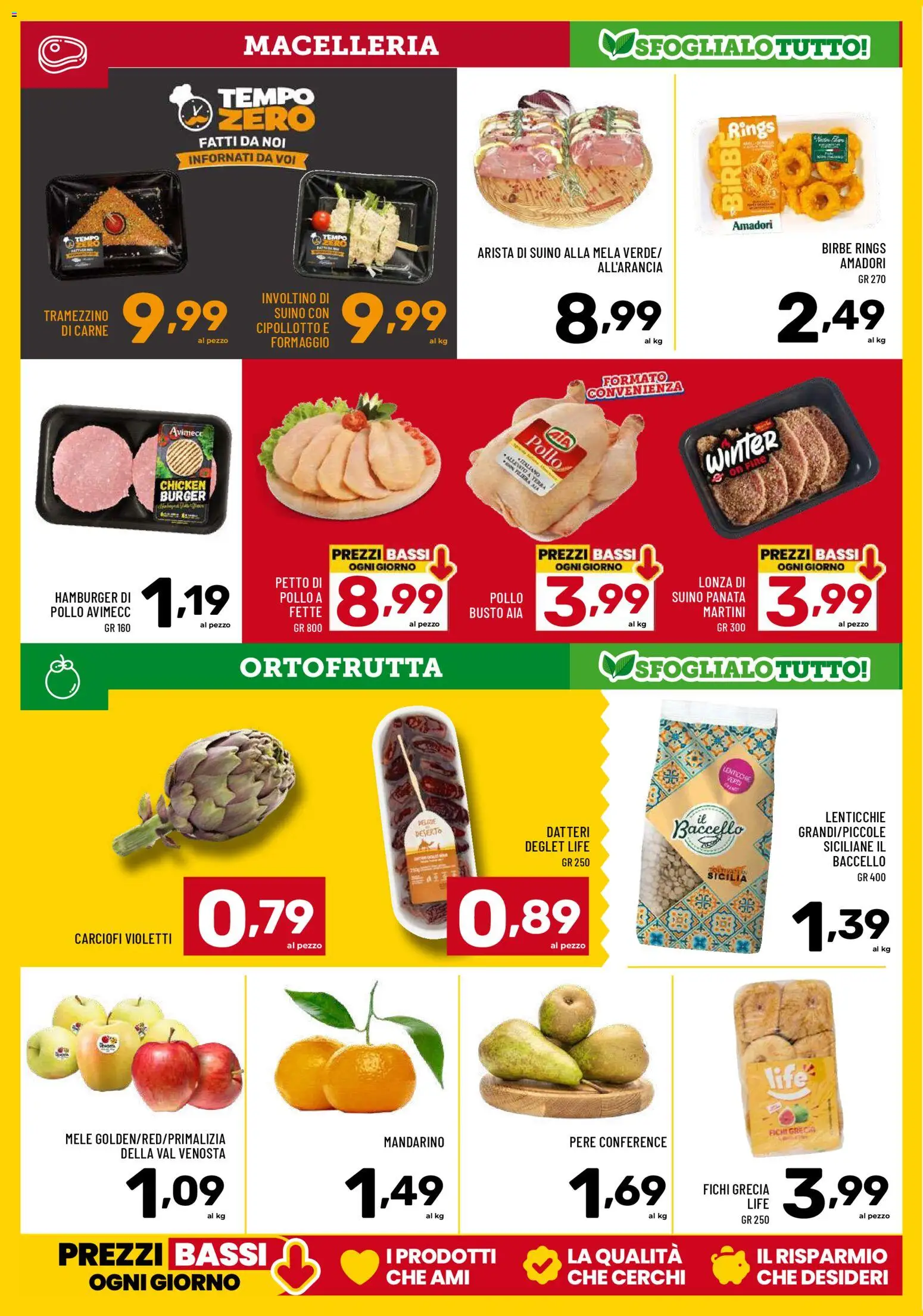 Volantino Il Centesimo del 18.12.2025 | Pagina: 14 | Prodotti: Mele, Suino, Tramezzino, Hamburger