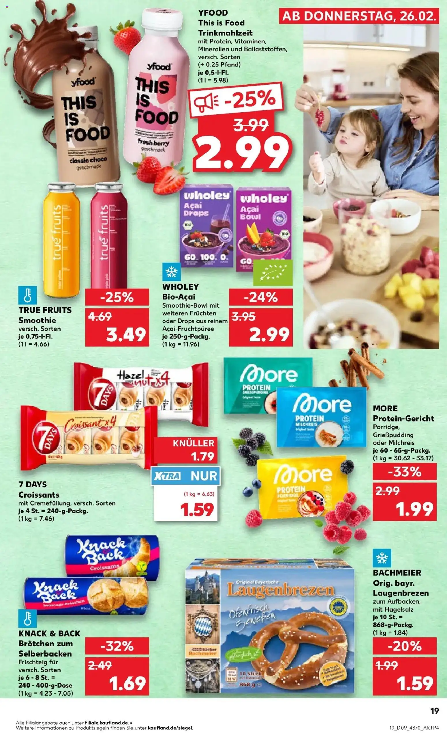 Kaufland prospekt Ludwigsburg	 – gültig ab 26.02.2026 | Seite: 19 | Produkte: Croissant, YFood