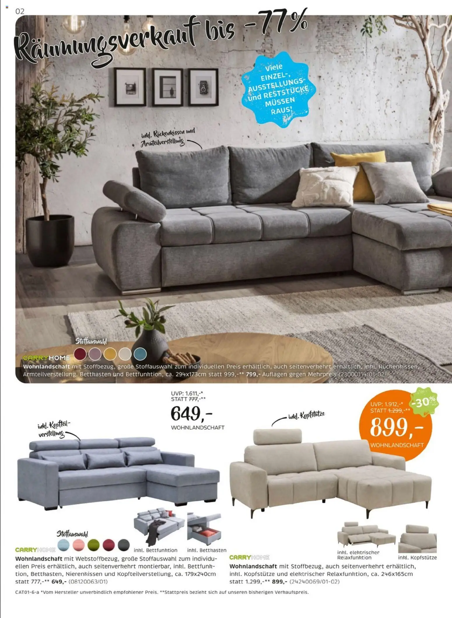 XXXLutz Carry Home Räumt bis -77% gültig ab 22.12.2025 | Seite: 2