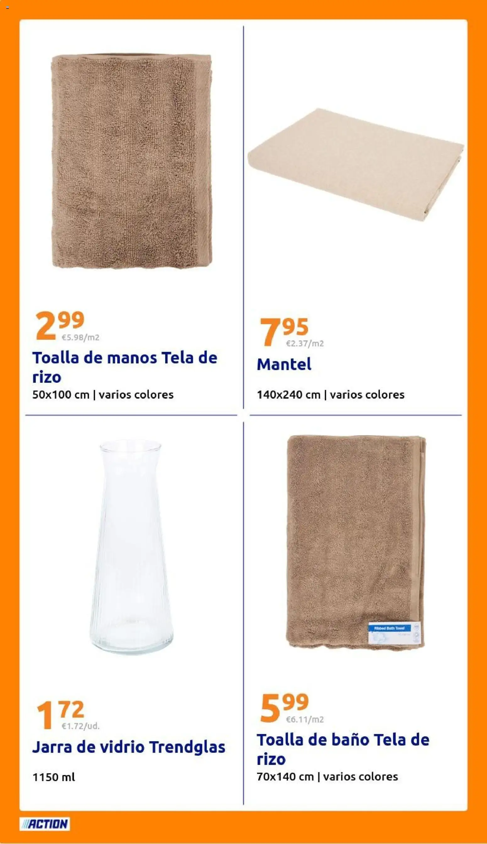 Action folleto │ válido desde el 01.04.2026 | Página: 30 | Productos: Mantel, Toalla de manos, Toalla de baño, Baño