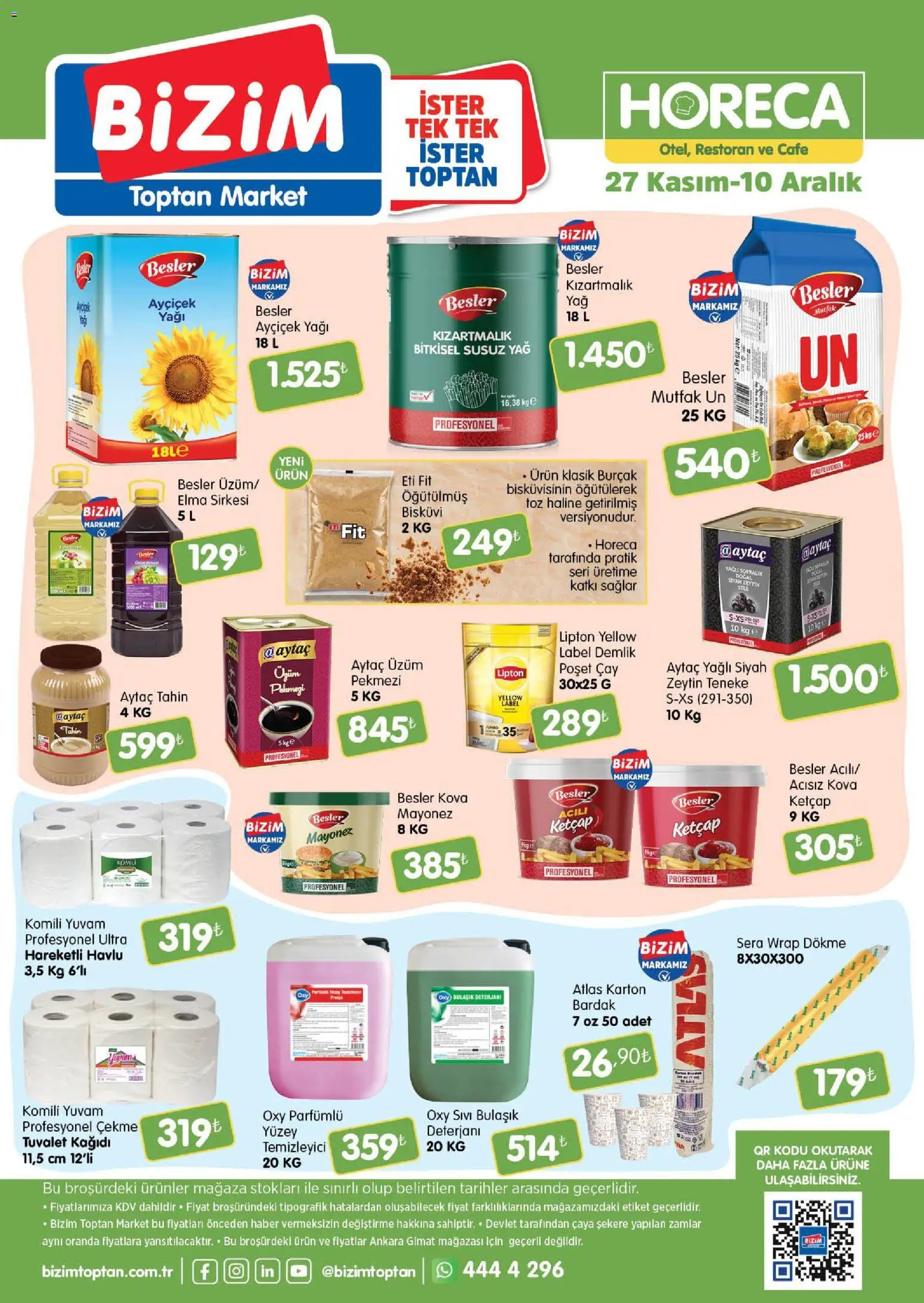 Bizim Toptan - Horeca kataloğu - 27.11.2025 tarihinden itibaren geçerlidir | Sayfa: 2 | Ürünler: Elma, Çay, Ketçap, Zselatin