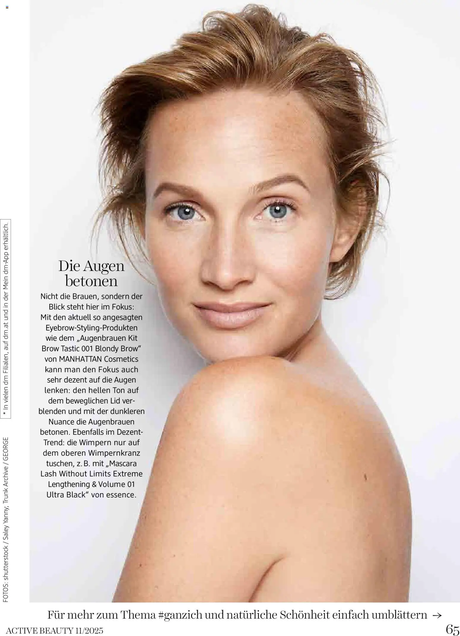 dm drogerie markt Active Beauty Magazin 11/2025 gültig ab 01.11.2025 | Seite: 65