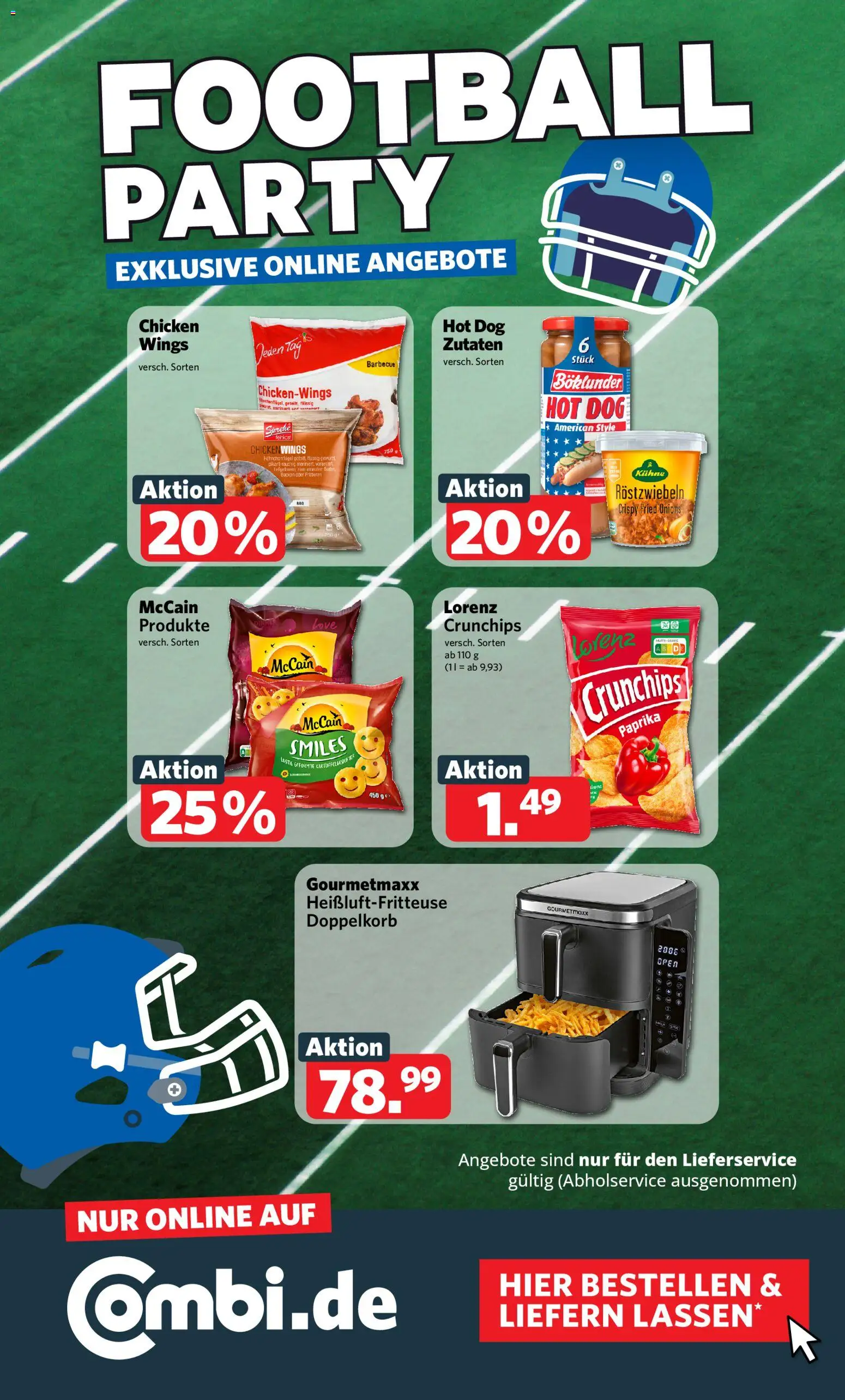 Combi Prospekt 	 – gültig ab 26.01.2026 | Seite: 27 | Produkte: McCain, Football, Paprika, Heißluftfritteuse