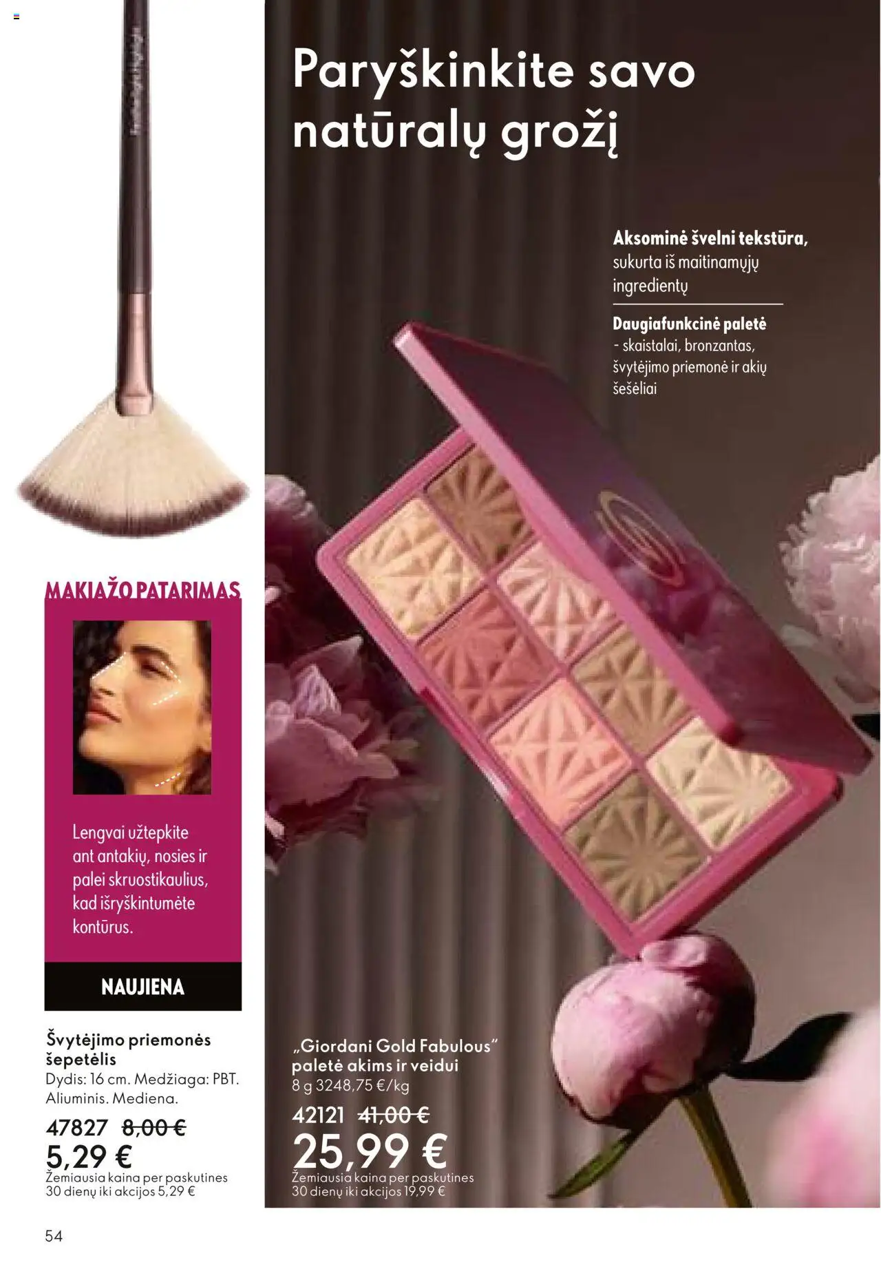 Oriflame - Katalogas 12 2025│galioja nuo 24.08.2025 | Puslapis: 54 | Prekių: Šepetėlis