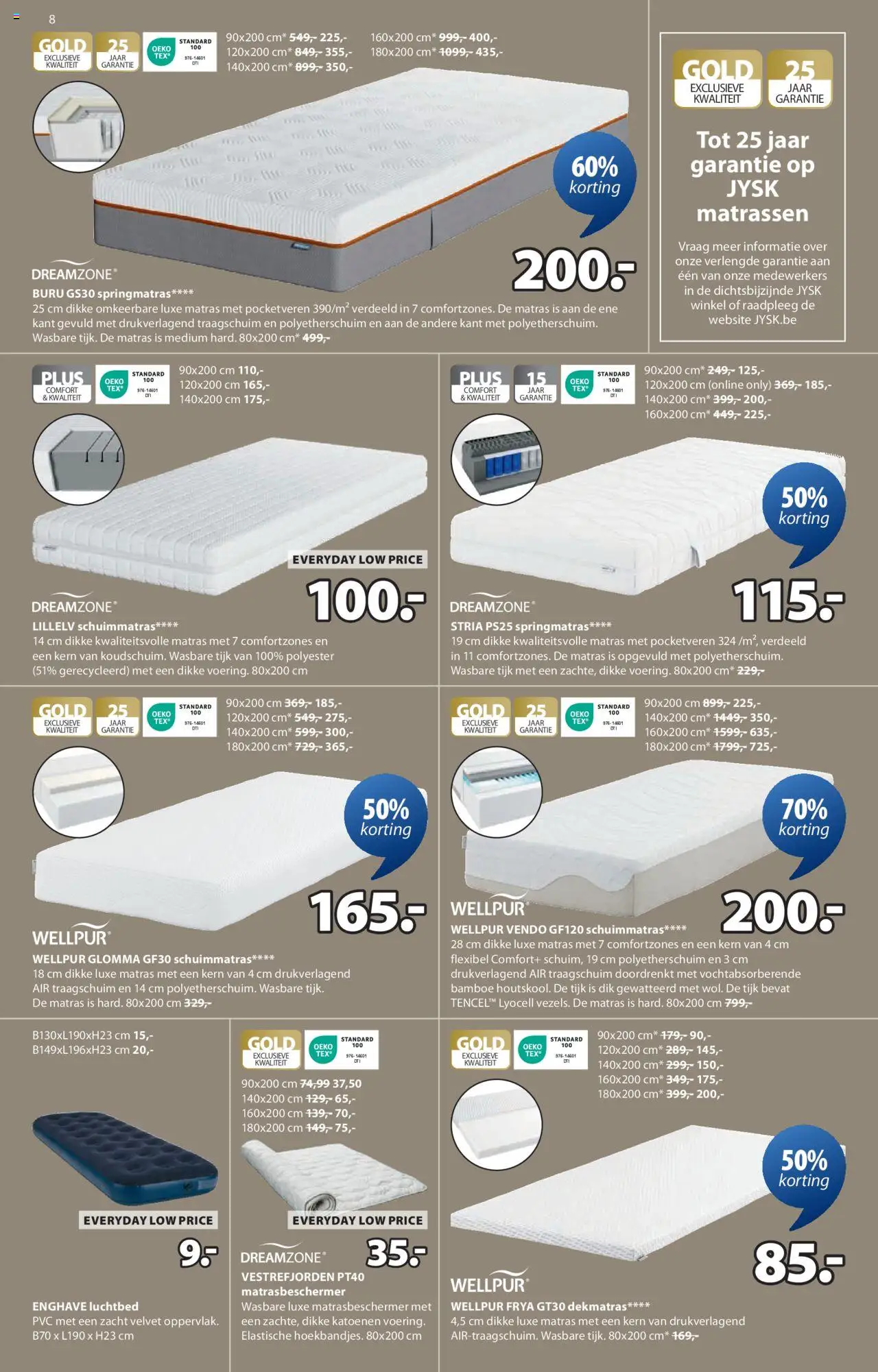  | Pagina: 9 | Producten: Désodorisant, Matras