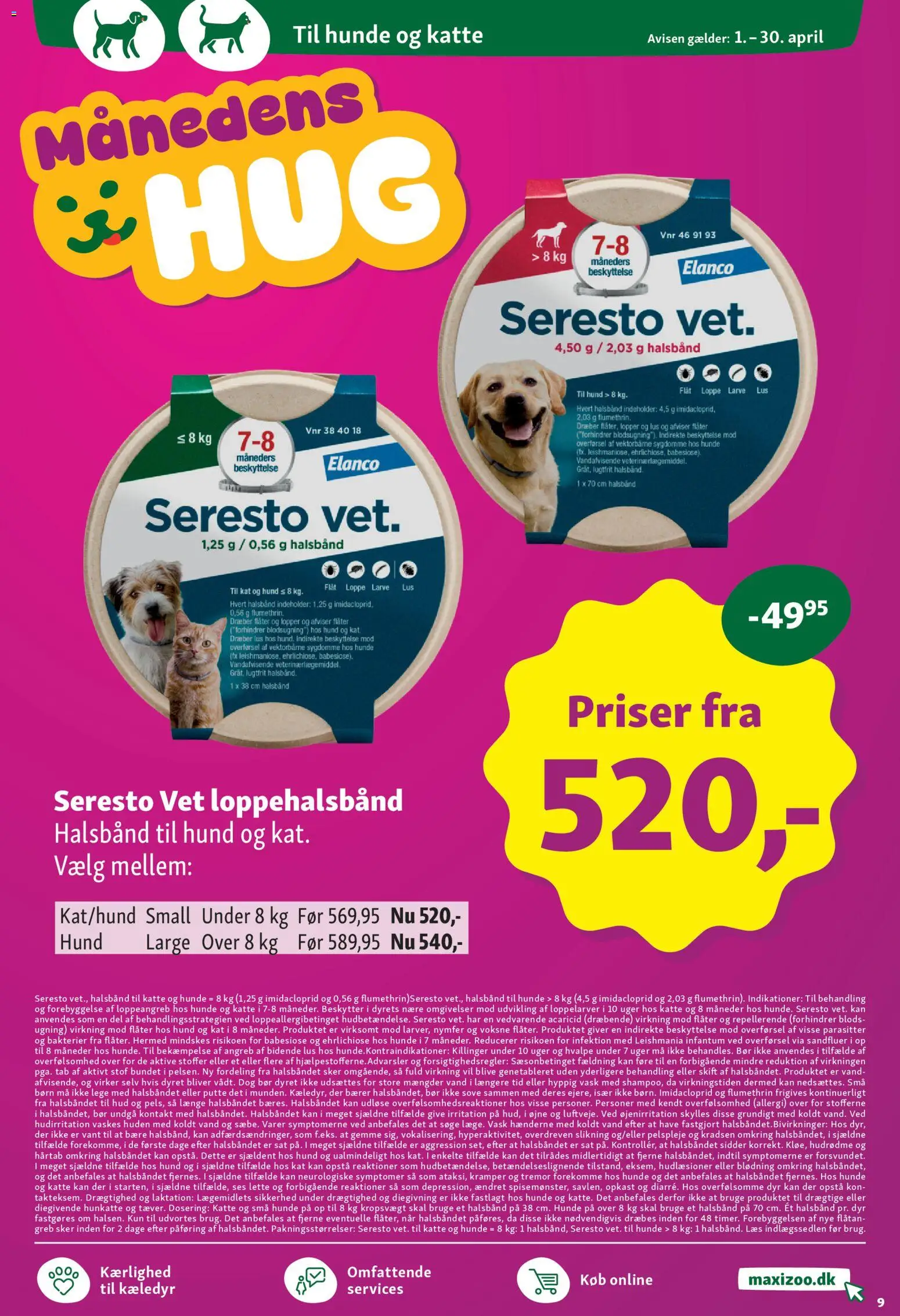 Maxi Zoo tilbudsavis – gyldig fra 01.04.2026 | Side: 9 | Produkter: Stof, Søm