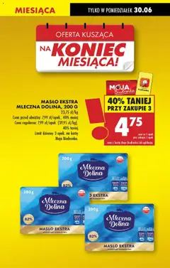 Biedronka gazetka od 30.06.2025 | Strona: 5 | Produkty: Karta, Mleko mleczna dolina, Mleko, Masło
