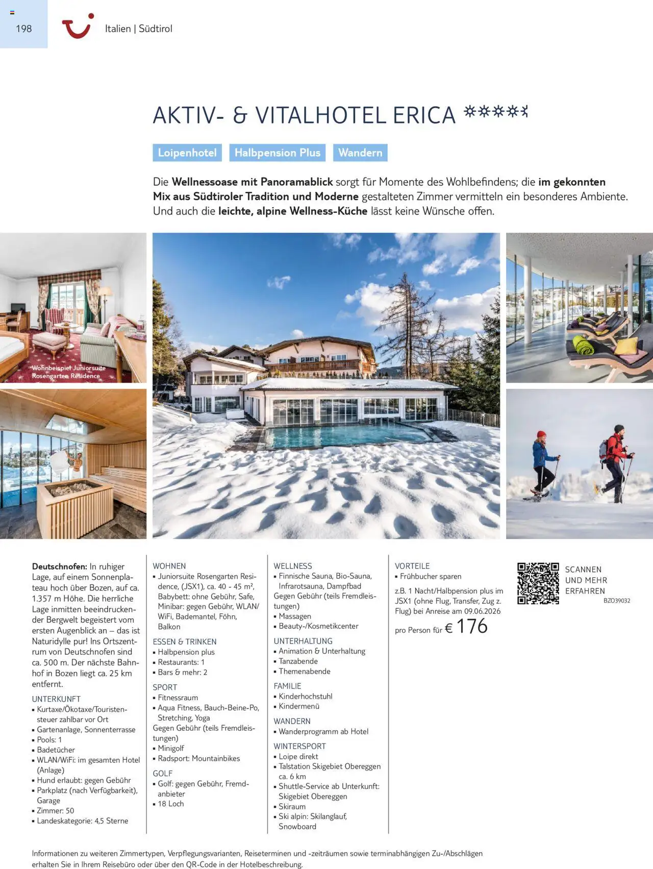 TUI Urlaub mit eigener Anreise 2025/26 – gültig ab 01.11.2025 | Seite: 198 | Produkte: Rum, Babybett, Ski, Snowboard