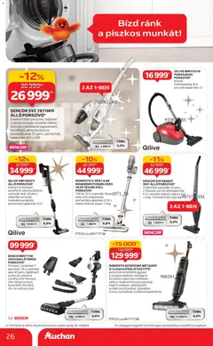 Auchan - Fehér hetek hipermarket ajánlataink - amely érvényes a következő dátumtól: 24.12.2025 | Oldal: 26 | Termékek: Kefe