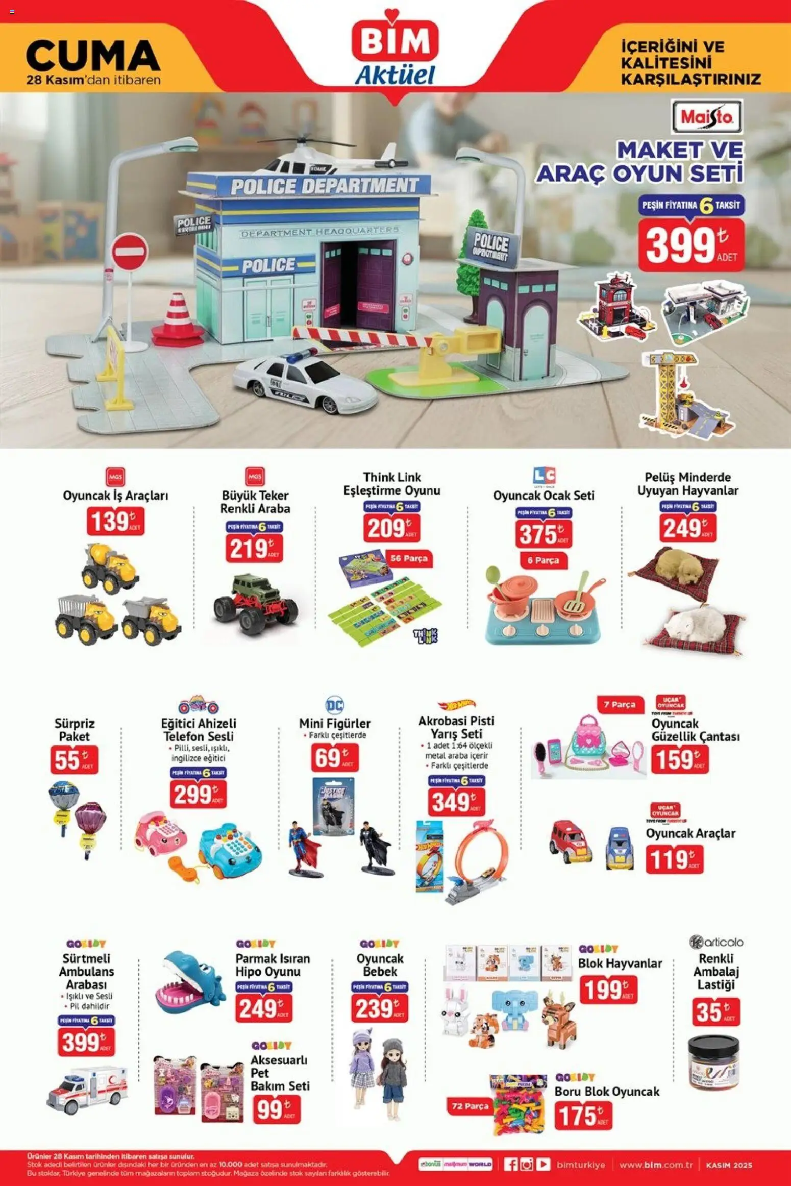 BİM Katalog Cuma - 28.11.2025 tarihinden itibaren geçerlidir | Sayfa: 3