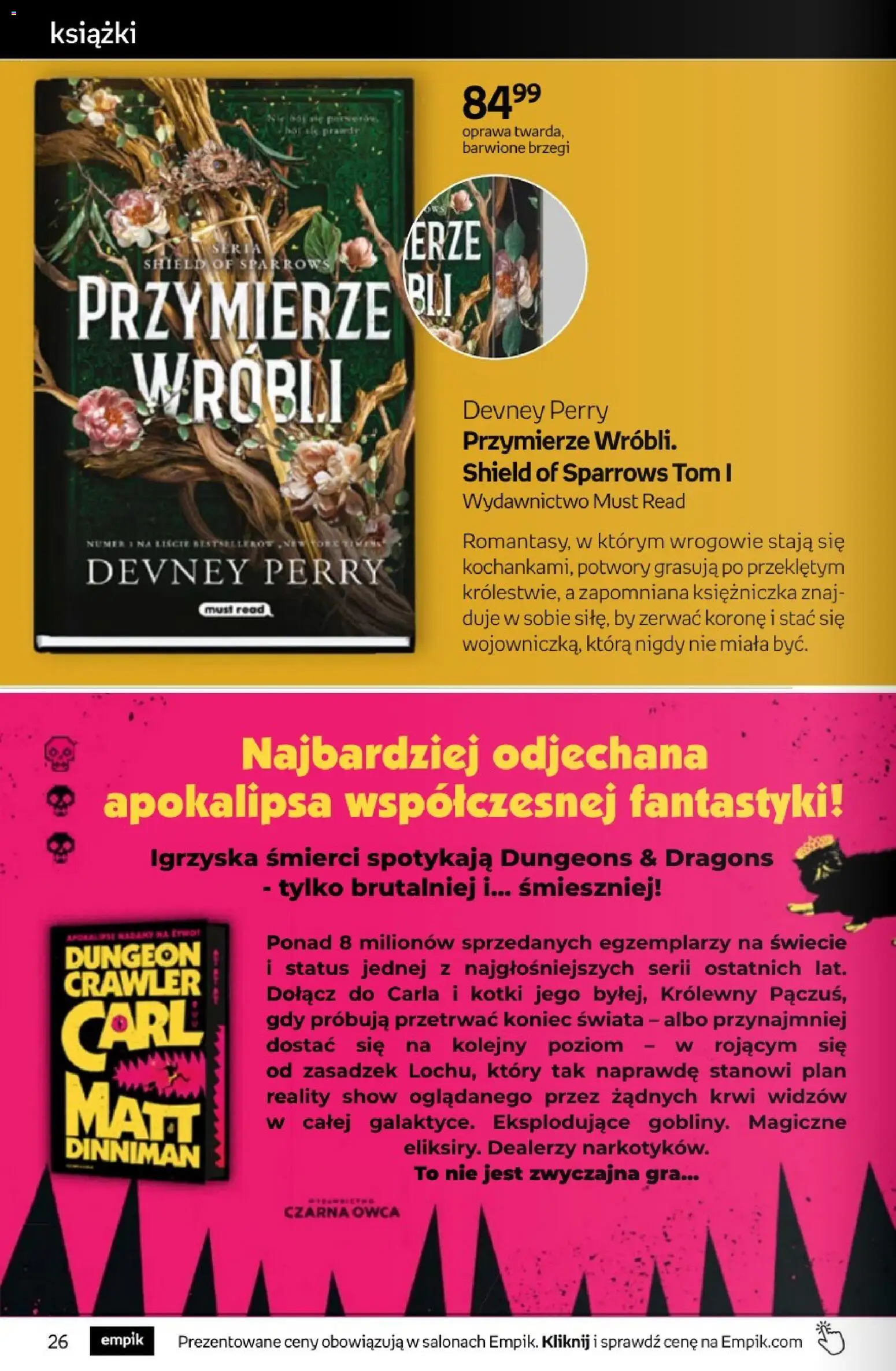 Empik promocje - Tom kultury Książki od 11.03.2026 | Strona: 26 | Produkty: Gra, Książki