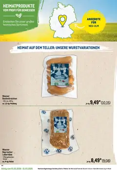 Metro Regionaler Flyer ab 01.03.2026 gültig | Seite: 118 | Produkte: Leberkase