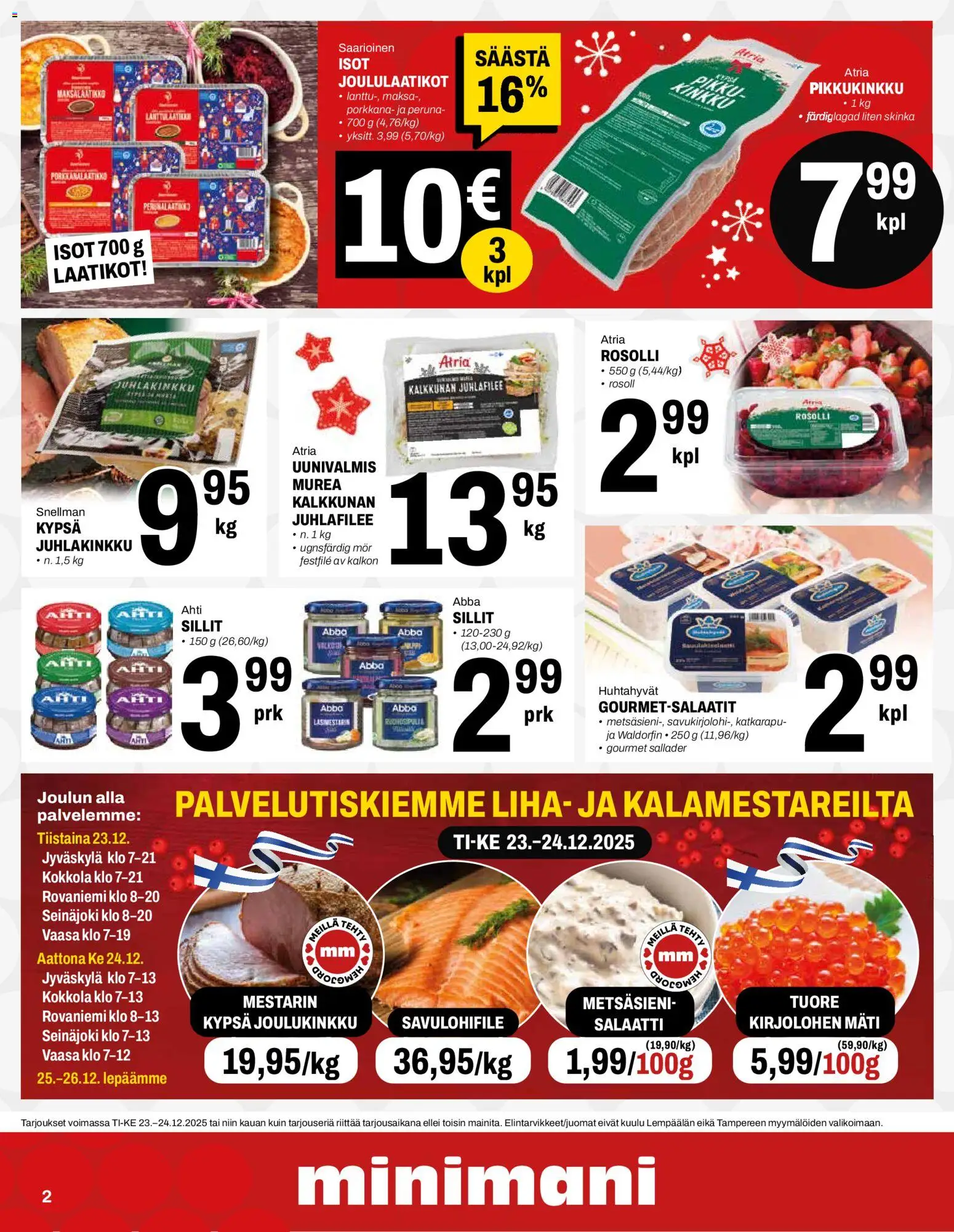 Minimani tarjoukset – voimassa 23.12.2025 alkaen | Sivu: 2