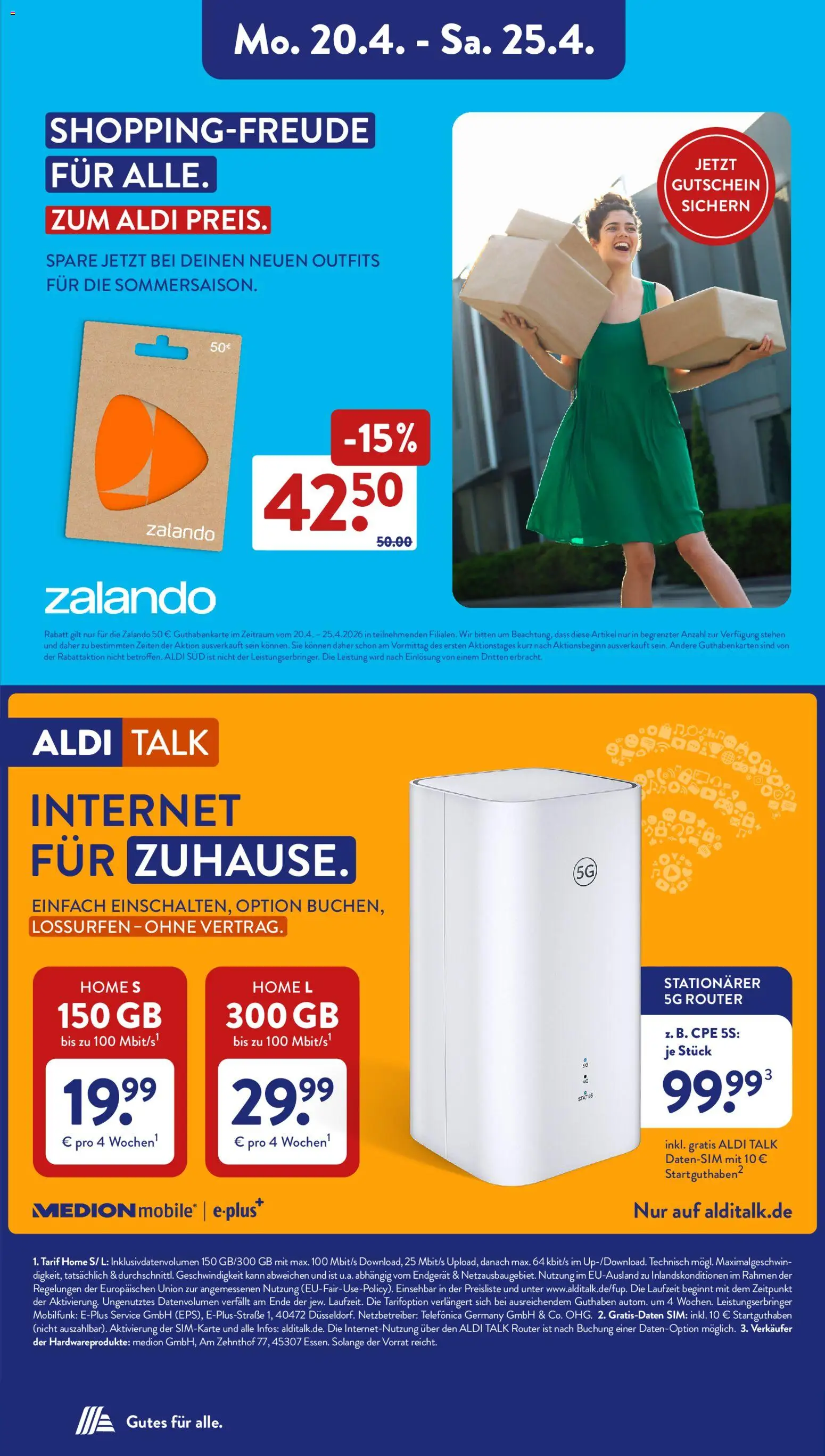 Aldi Süd Prospekt 	 – gültig ab 20.04.2026 | Seite: 22