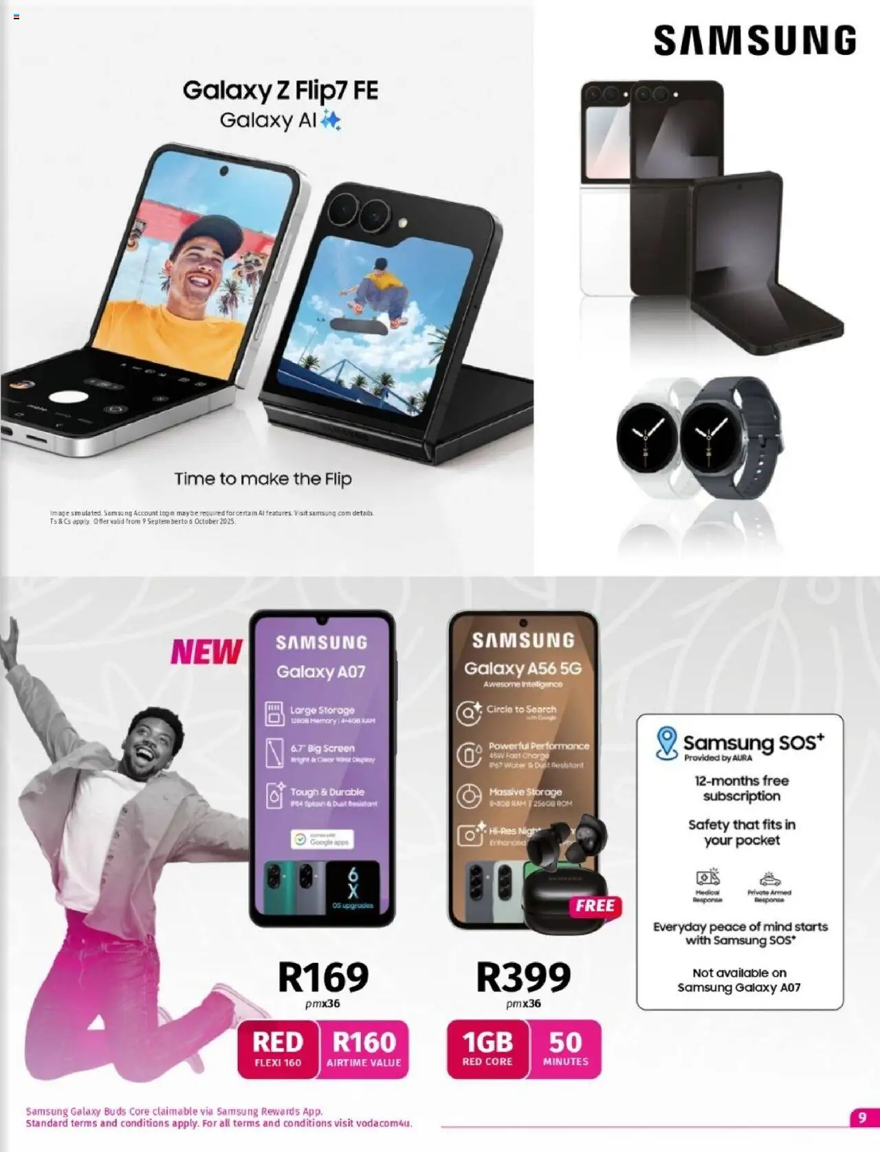 New Vodacom catalogue – valid from 09.09.2025 | Page: 9 | Products: Water