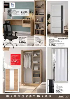 28.03.2026 tarihinden itibaren geçerli olan Bauhaus kataloğu önizlemesi | Sayfa: 17 | Ürünler: Kitaplık, Çalışma masası, Gardırop, Kasa