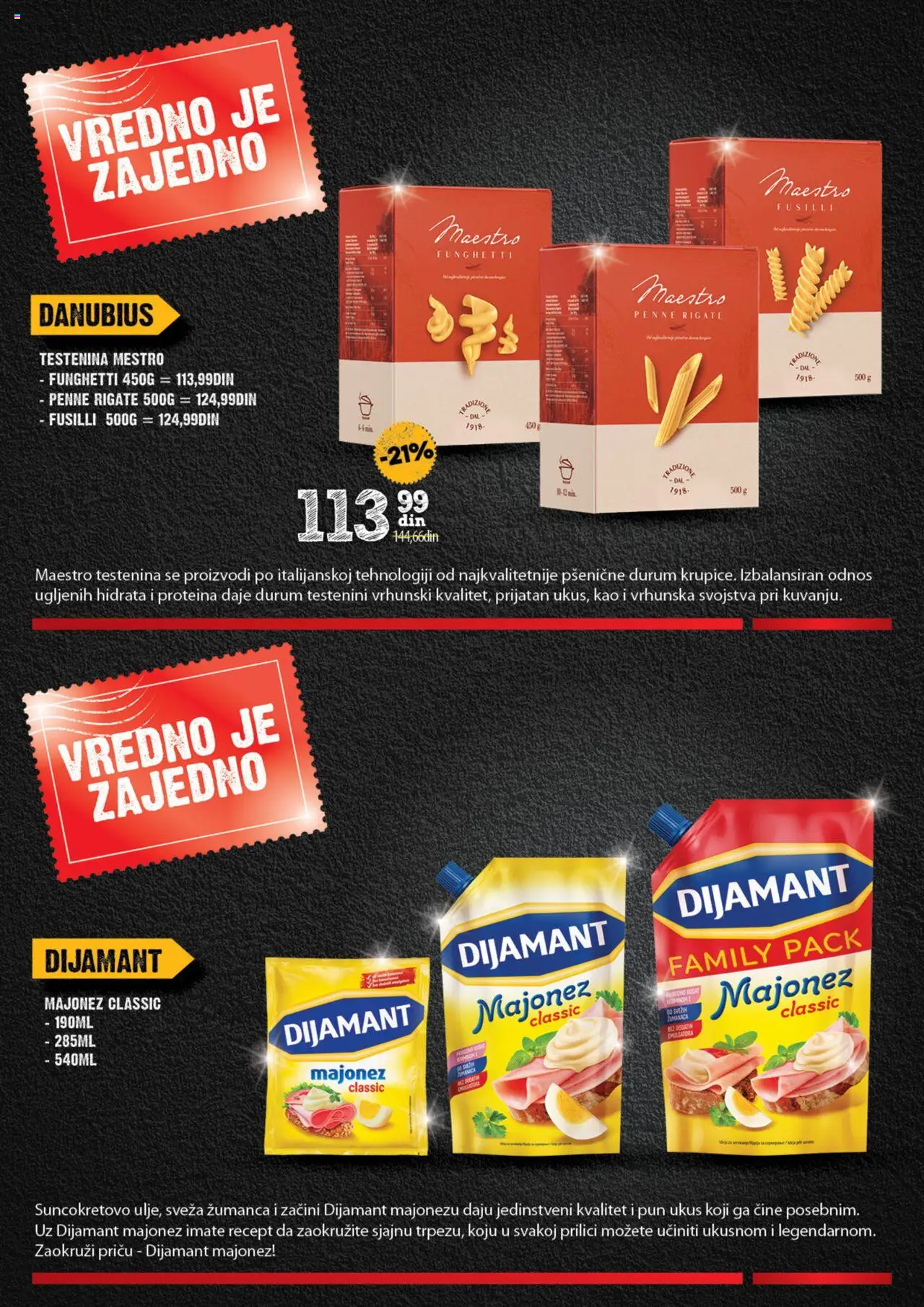 Idea katalog - važi od 16.10.2025 | Strana: 10 | Proizvode: Majonez, Testenina, So