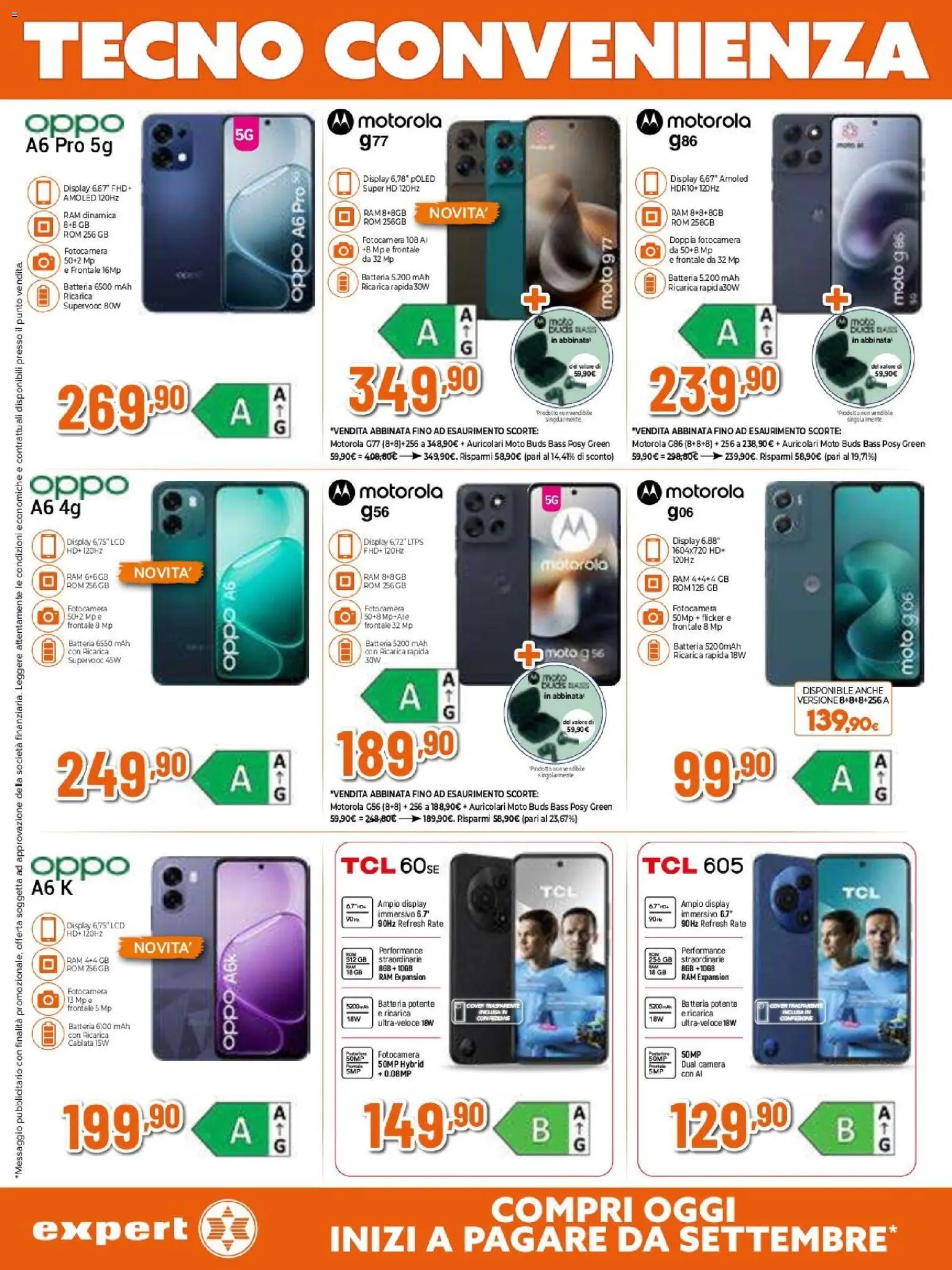 Volantino Expert del 26.03.2026 | Pagina: 4 | Prodotti: Auricolari, Fotocamera, Batteria