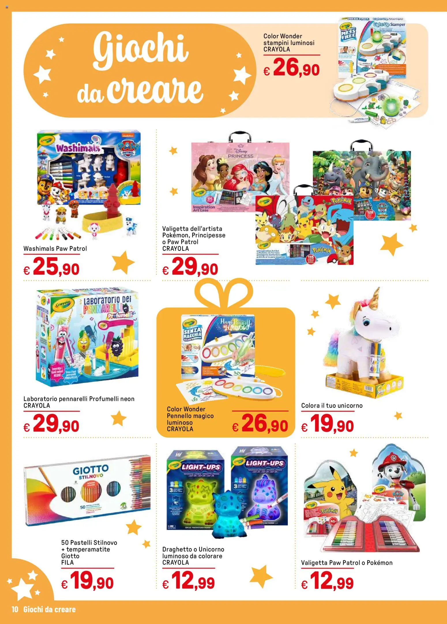 Volantino Iper del 05.11.2025 | Pagina: 10 | Prodotti: Temperamatite, Pennello, Pastelli, Valigetta