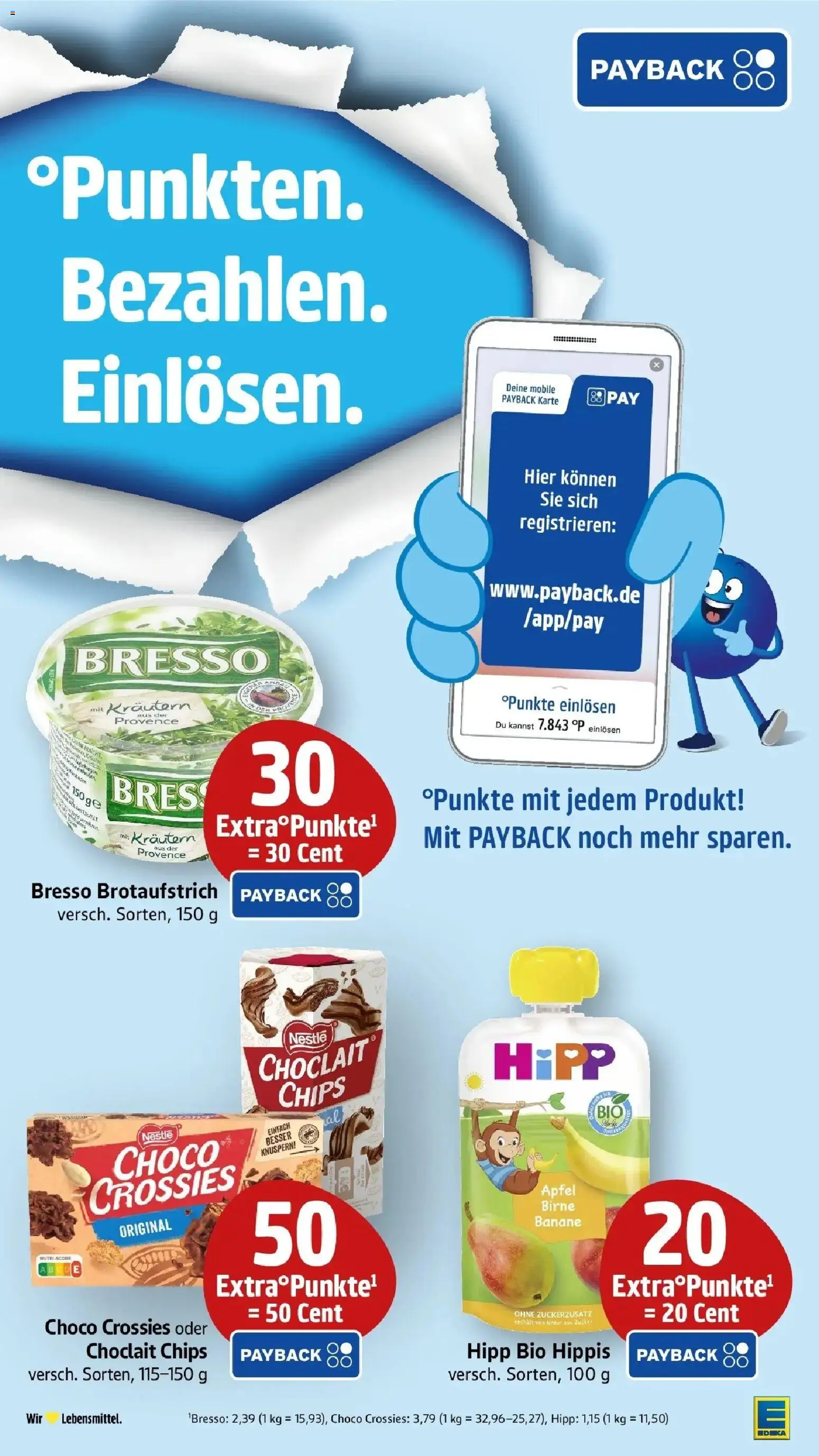 Edeka prospekt Bitburg	 – gültig ab 19.04.2026 | Seite: 14 | Produkte: Bresso, Zucker, Birne, Chips
