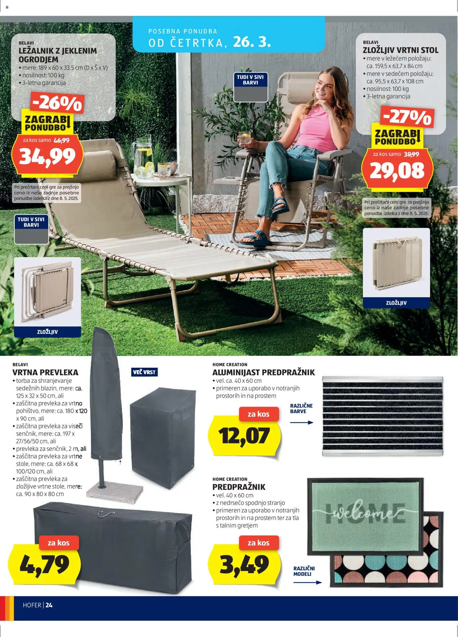 Hofer SI katalog | vrijedi od 18.03.2026 | Stranica: 24 | Proizvodi: Stol, Torba