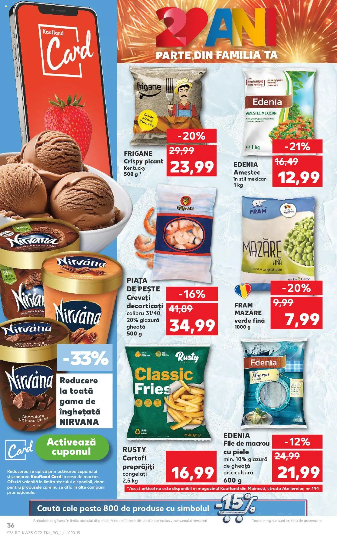 Kaufland RO akciós ujság - amely érvényes a következő dátumtól: 13.08.2025 | Oldal: 36 | Termékek: Chips