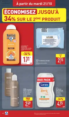 Aldi - Prévisualisation de Aldi catalogue semaine 43 valide à partir de 21.10.2025 | Page: 18 | Produits: Shampooing, Savon, Douche, Crème