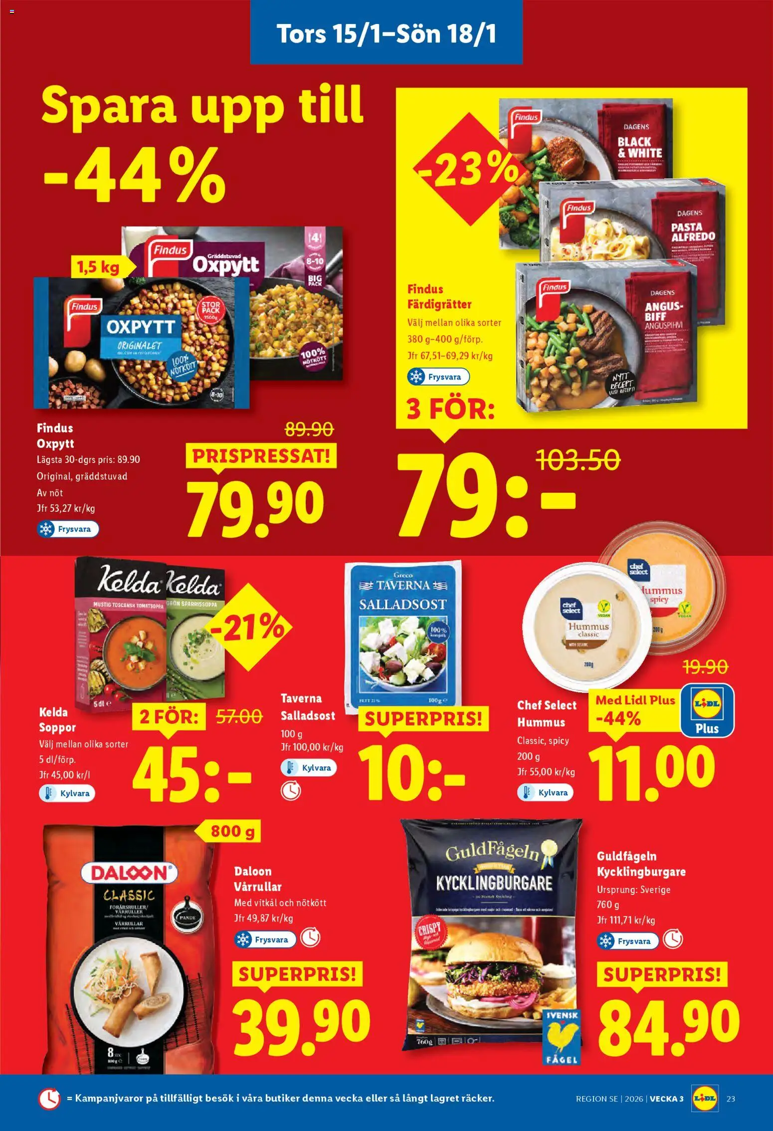Lidl reklamblad aktuell från 12.01.2026 | Sida: 26 | Produkter: Vitkål, Nötkött, Pasta