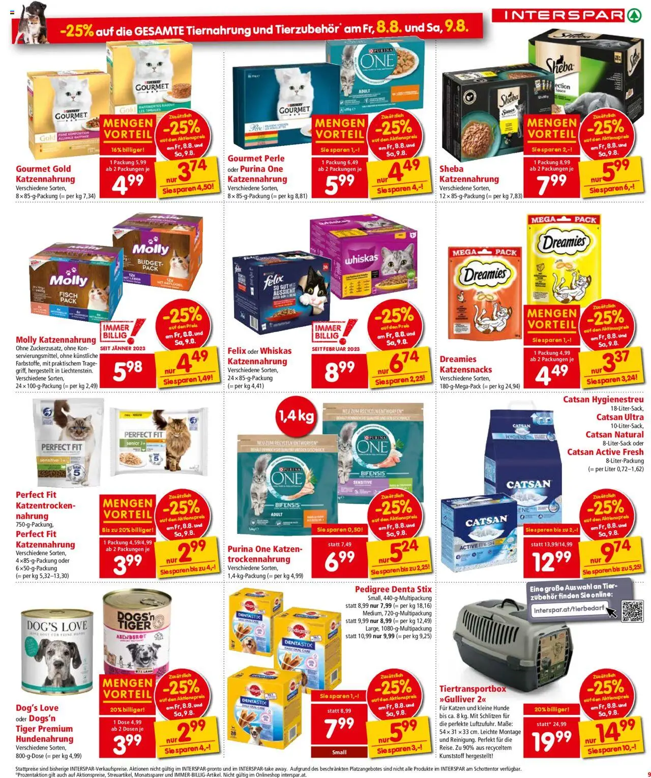 Interspar Flugblatt - Niederösterreich gültig ab 07.08.2025 | Seite: 9 | Produkte: Fisch