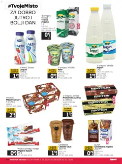 Katalog Tommy - Pregled kataloga iz trgovine Tommy, vrijedi od 04.12.2025 | Stranica: 14 | Proizvodi: Mlijeko, Trajno mlijeko, Kefir, Cappuccino