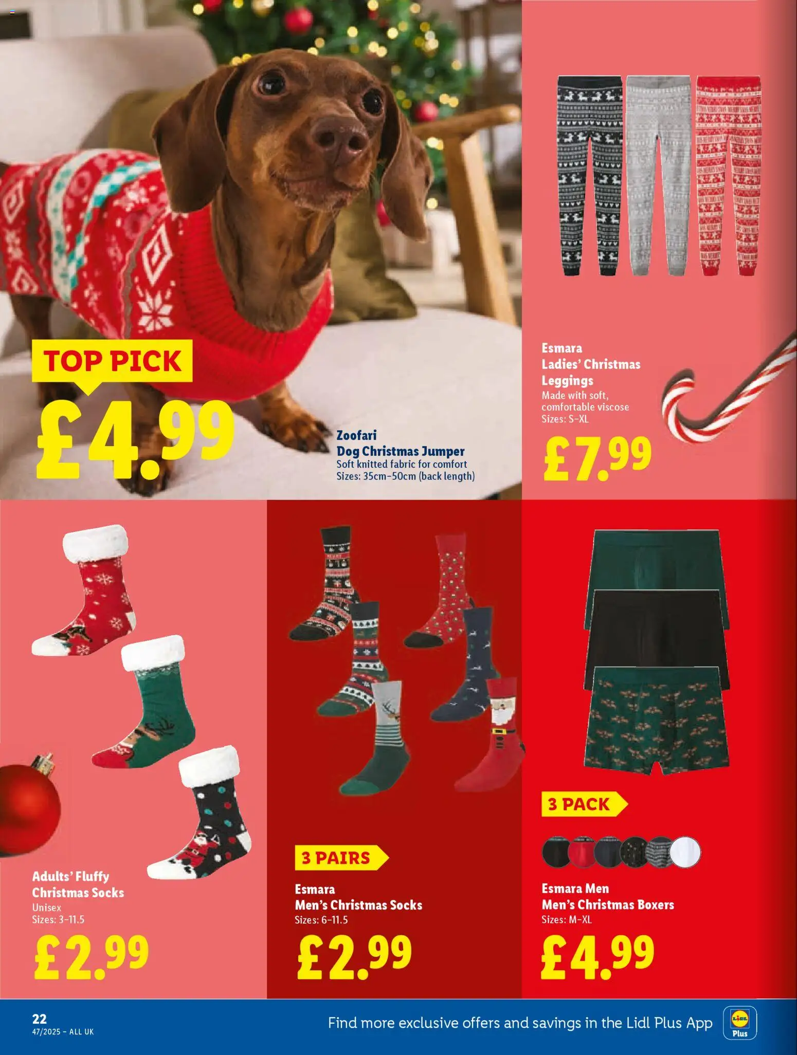 {H1} | Page: 22 | Products: Jumper, Socks, Leggings, Boxers