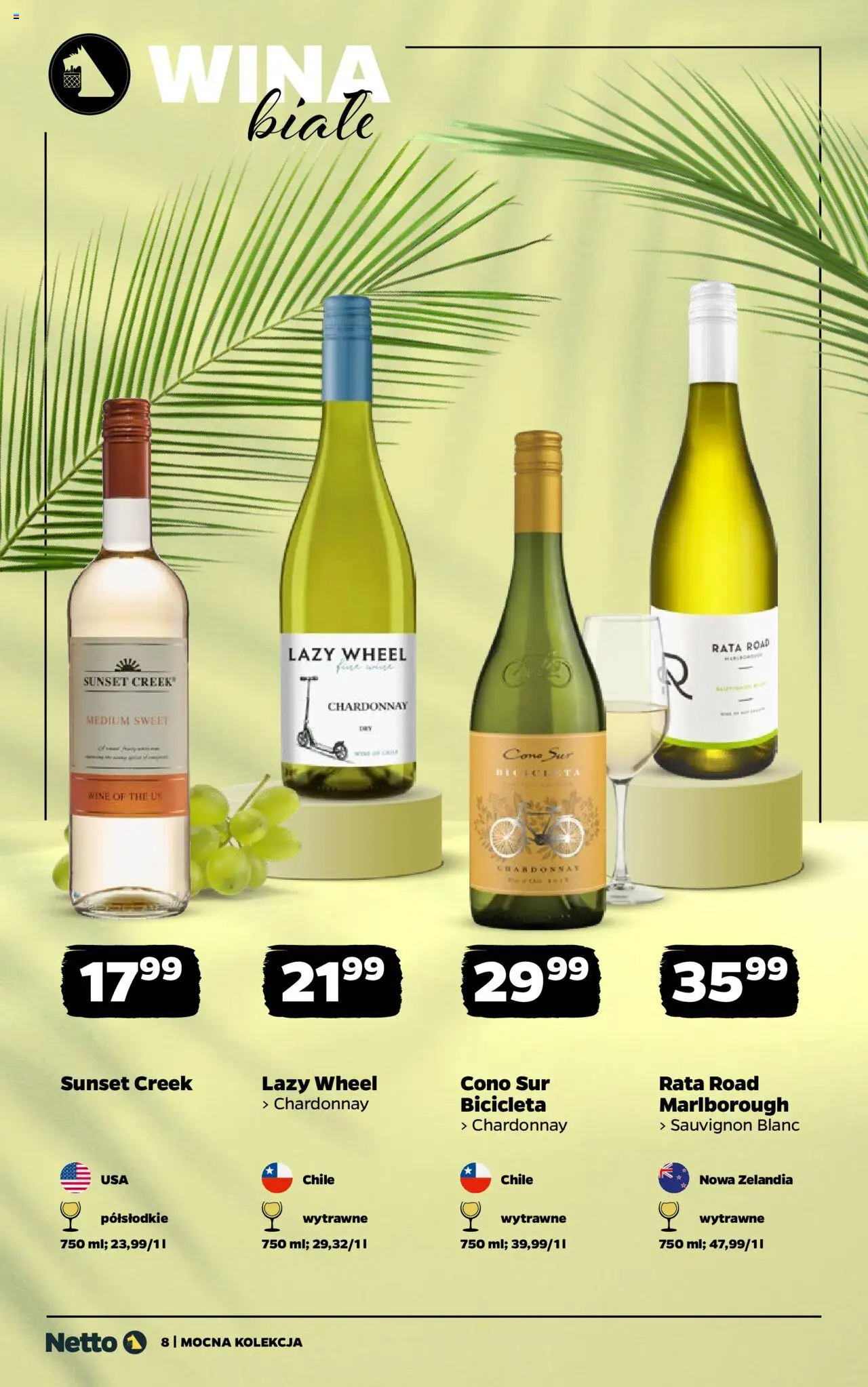 Netto gazetka - Mocna Kolekcja od 18.08.2025 | Strona: 8 | Produkty: Chardonnay