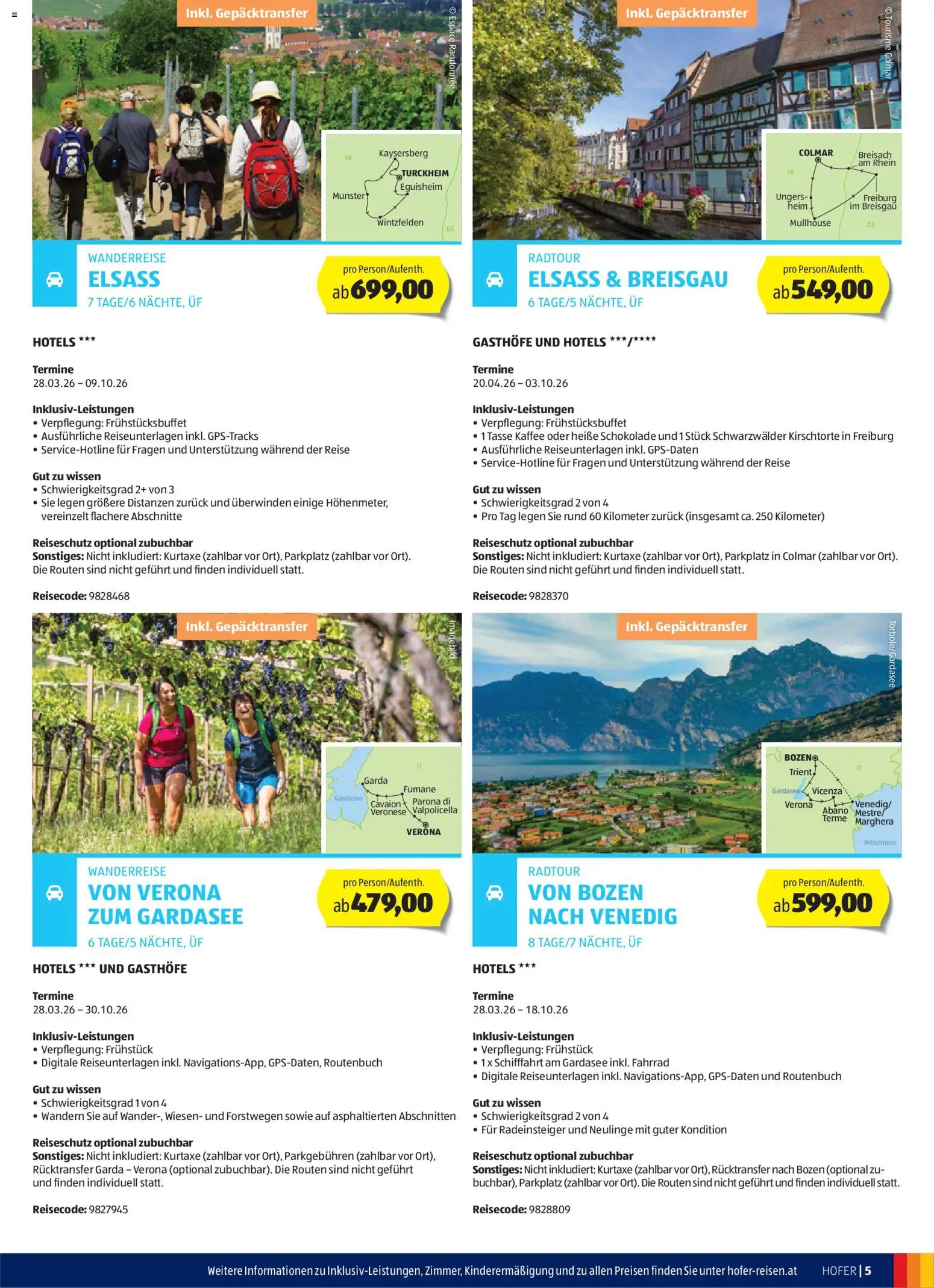 Hofer Reisen Flugblatt gültig ab 31.12.2025 | Seite: 5 | Produkte: Kaffee, Schokolade
