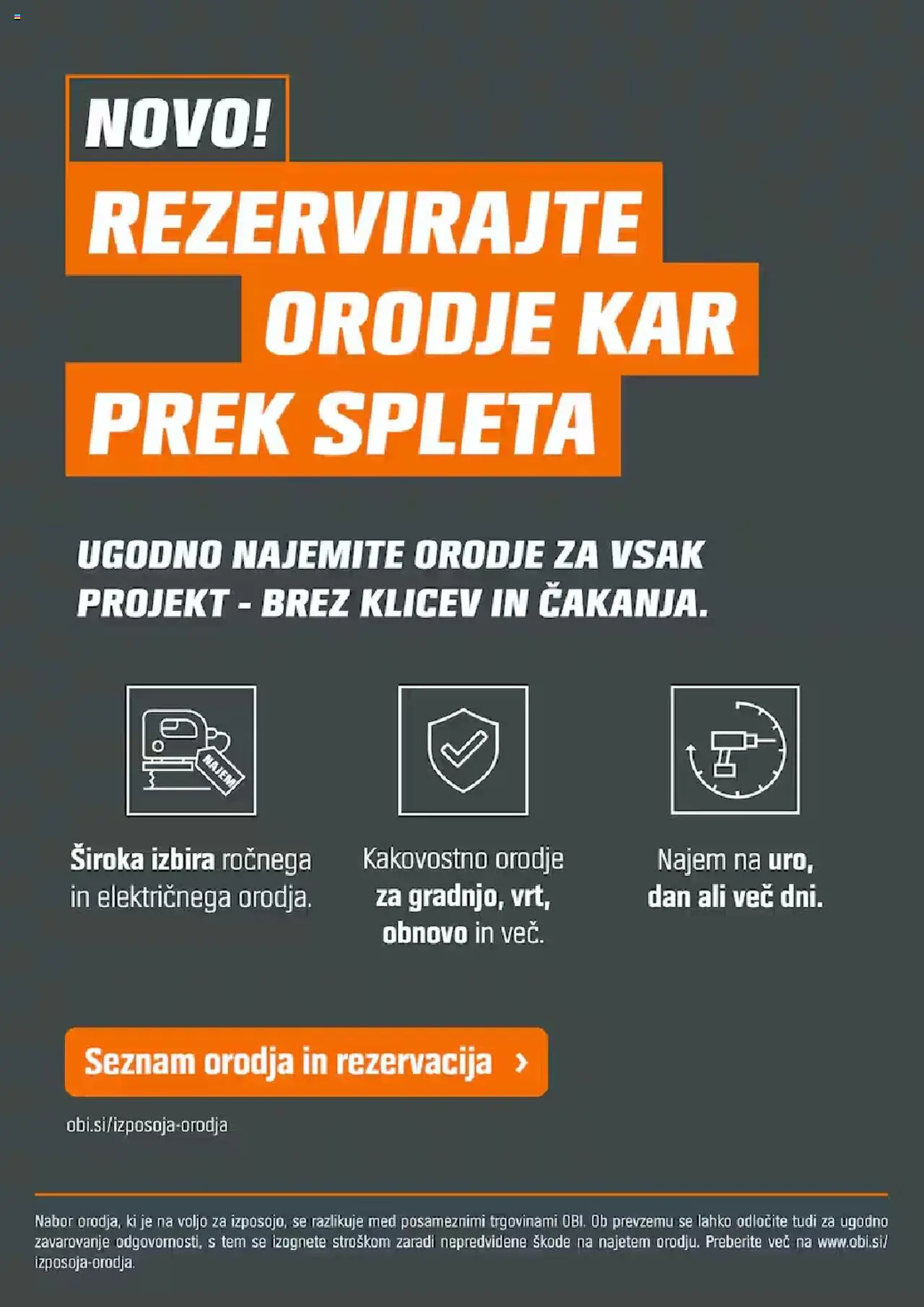Novi OBI katalog ponudbe – veljaven od 01.10.2025 | Stran: 19 | Izdelki: Orodje