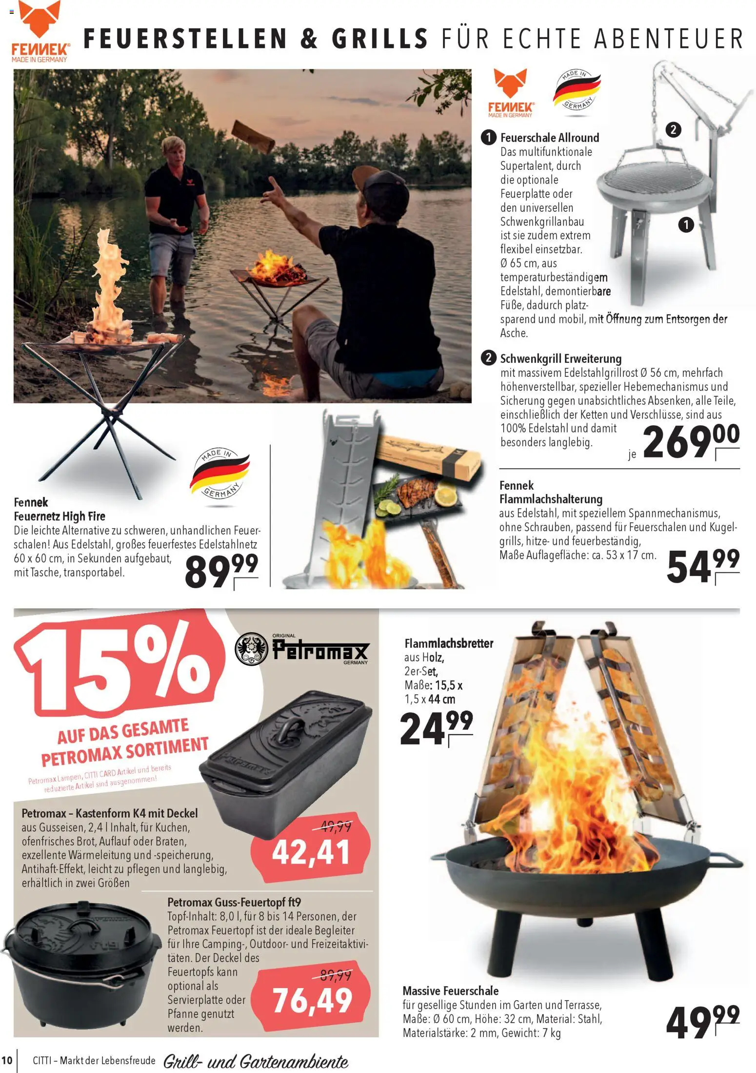 CITTI Markt Grill- und Gartenambiente – gültig ab 18.03.2026 | Seite: 10 | Produkte: Gewicht, Grill