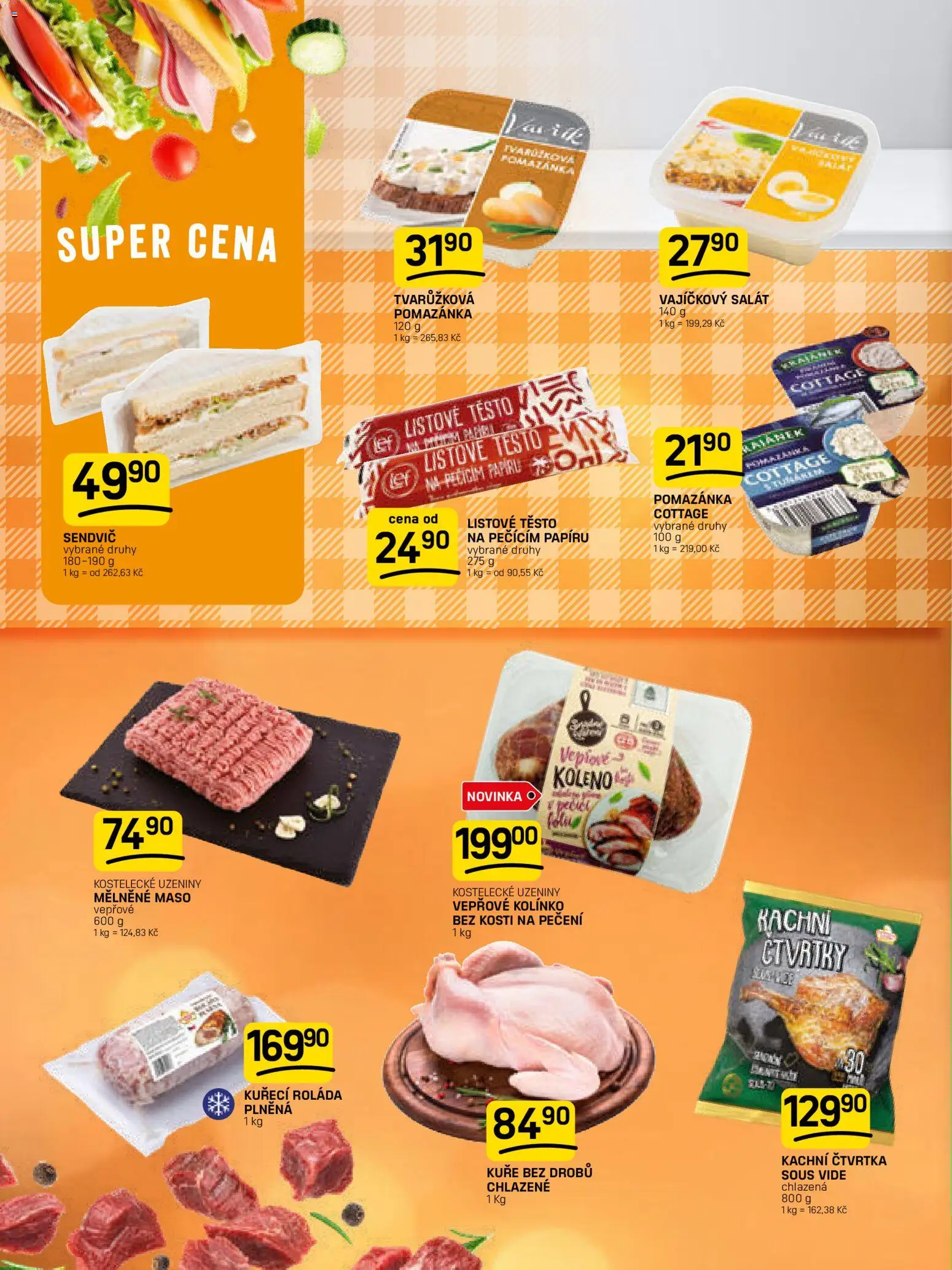 Flop leták od 25.02.2026 | Strana: 6 | Produkty: Pomazánka, Maso, Těsto, Cottage