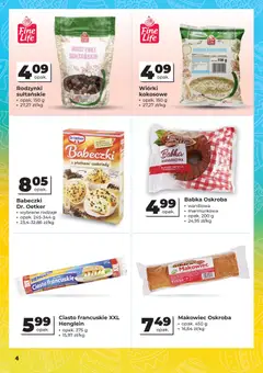 Pogląd oferty "Odido gazetka - Wybrane produkty" - ważna od 18.03.2026 | Strona: 4 | Produkty: Czekolady, Ciasto francuskie, Ciasto, Babka