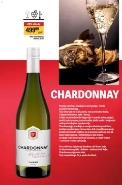 Vino Chardonnay classic, 0.75l, Classic Chardonnay wine in a 0.75l bottle. - pregled Mega Maxi kataloga - važi od 02.04.2026 | Strana: 22 | Proizvode: Chardonnay, Miris, Vino