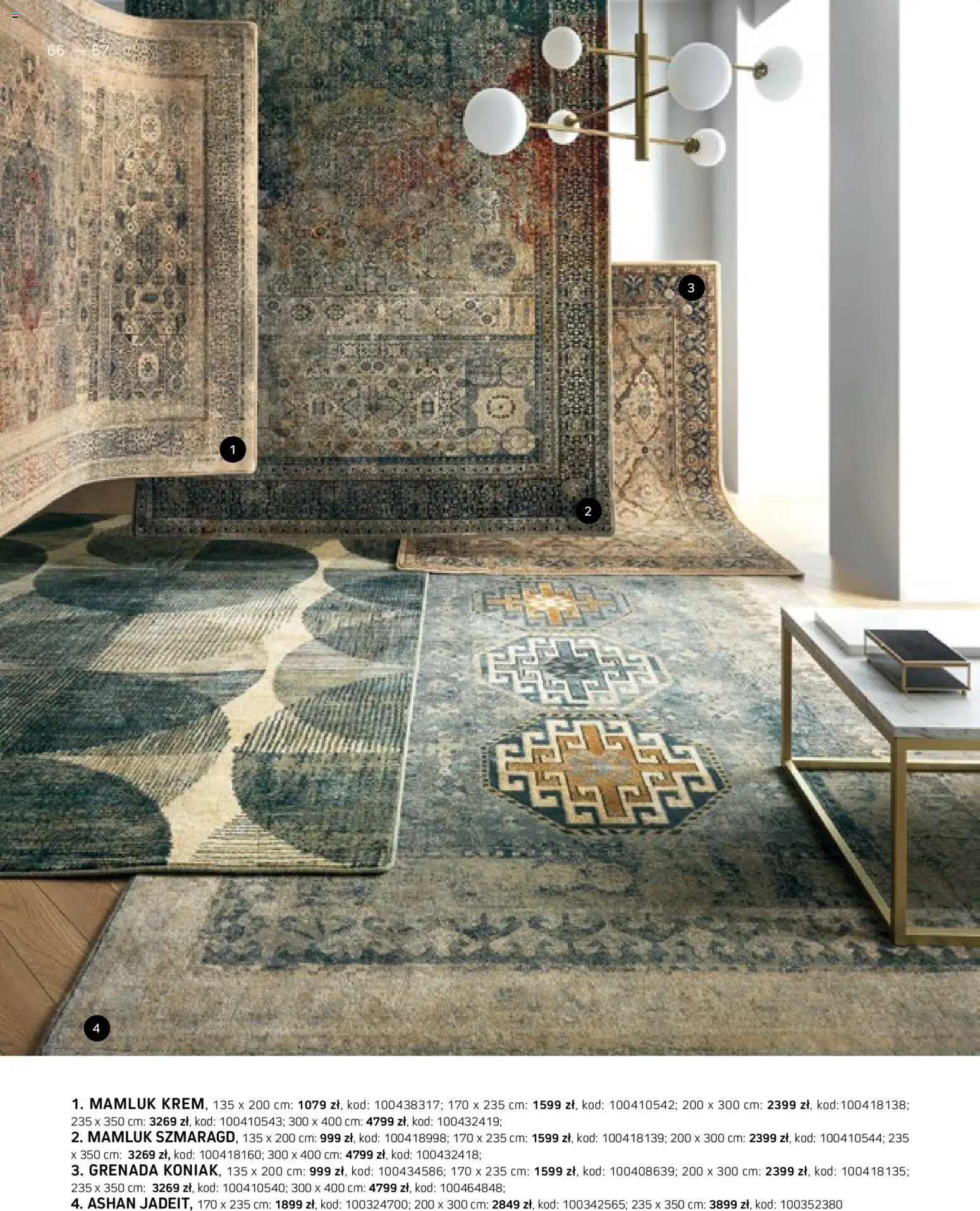Komfort gazetka - Katalog dywanów od 17.03.2026 | Strona: 66