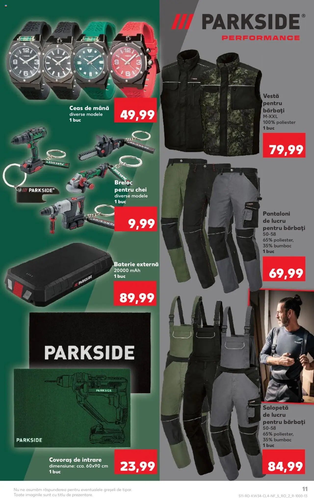 Catalog Kaufland - București – valabil de la 20.08.2025 | Pagină: 11 | Produse: Baterie, Vestă, Pantaloni, Salopetă