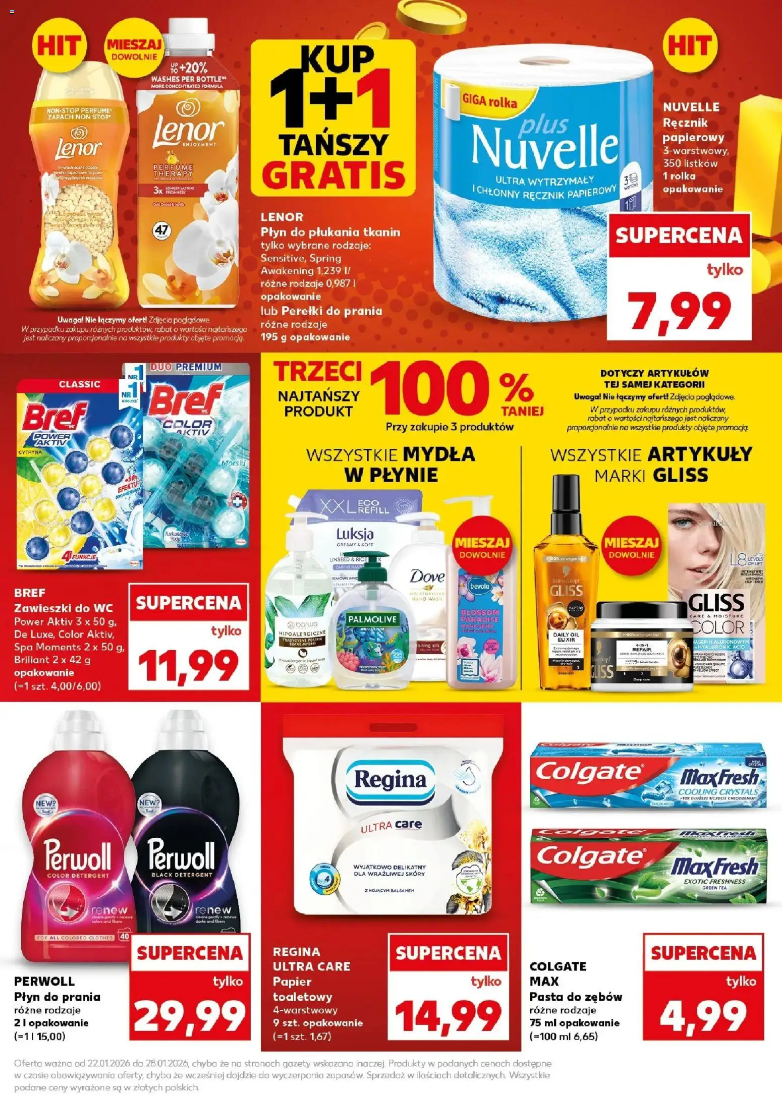Kaufland gazetka - Super weekend od 24.01.2026 | Strona: 13 | Produkty: Cytryna, Lenor płyn do płukania, Detergent, Ręcznik papierowy