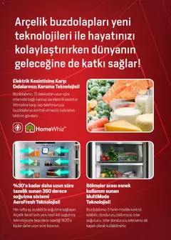 Arçelik Katalog - 16.07.2025 tarihinden itibaren geçerlidir | Sayfa: 26 | Ürünler: Dondurucu
