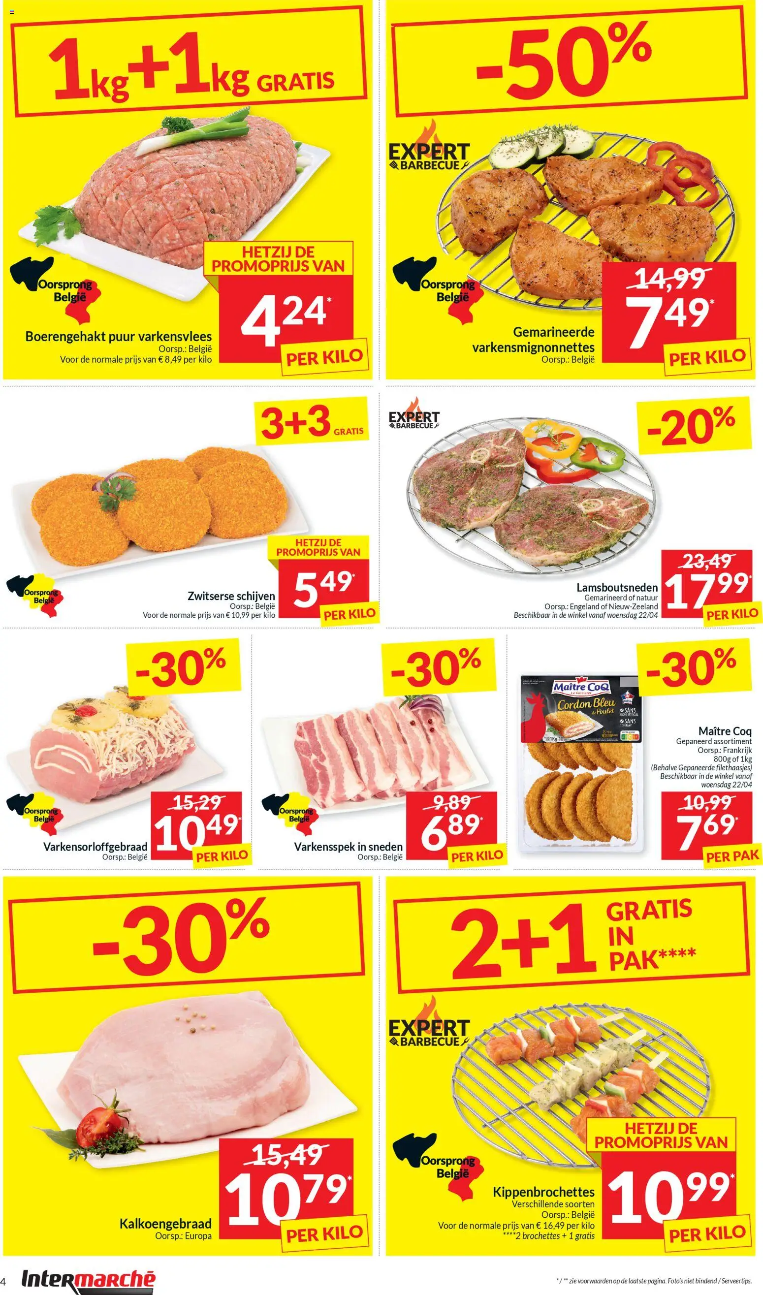 {H1} | Pagina: 4 | Producten: Varkensvlees