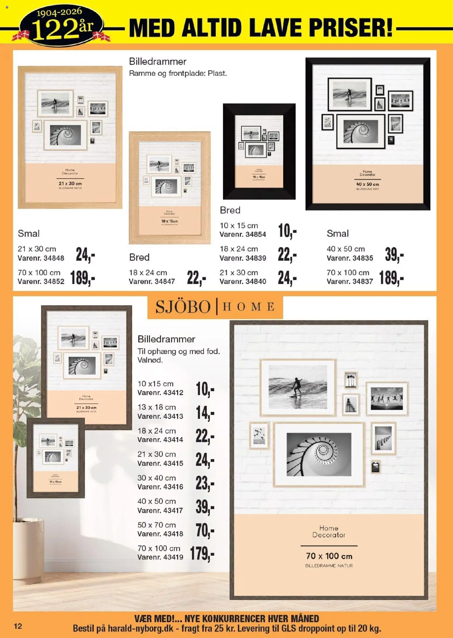 Harald Nyborg tilbudsavis – gyldig fra 29.01.2026 | Side: 12 | Produkter: Billedramme