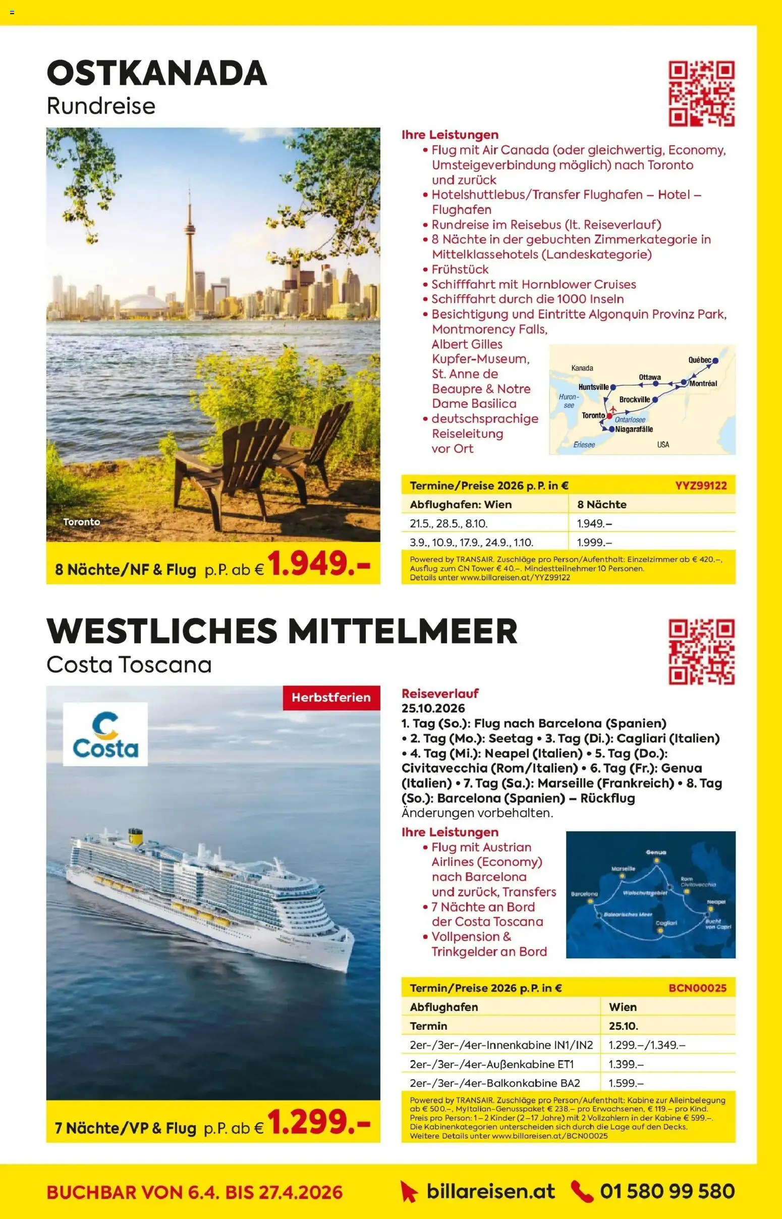 Billa - BILLA: Reisen gültig ab 05.04.2026 | Seite: 3