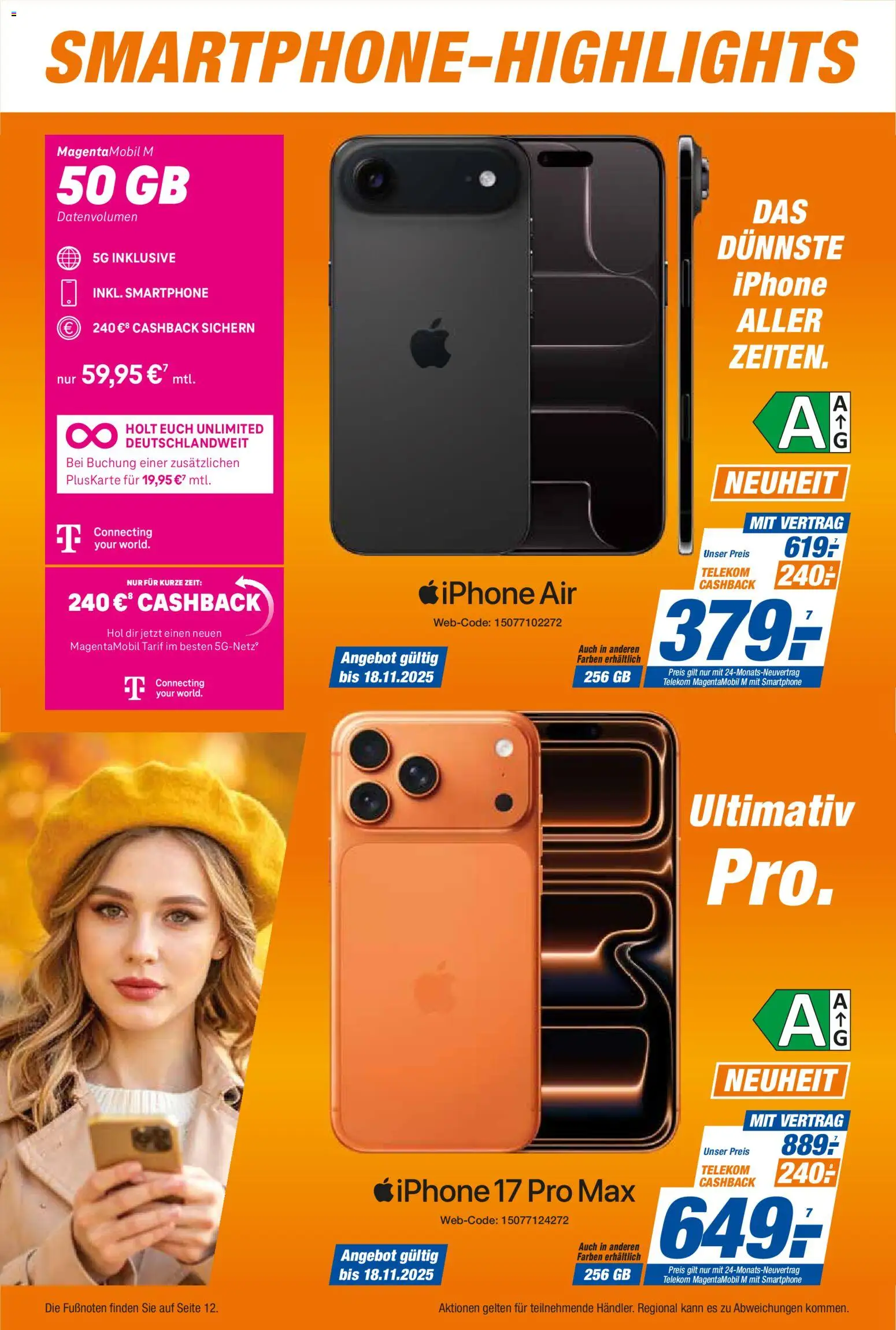 Expert Smarthphone Highlights im November – gültig ab 01.11.2025 | Seite: 2 | Produkte: Iphone, Smartphone