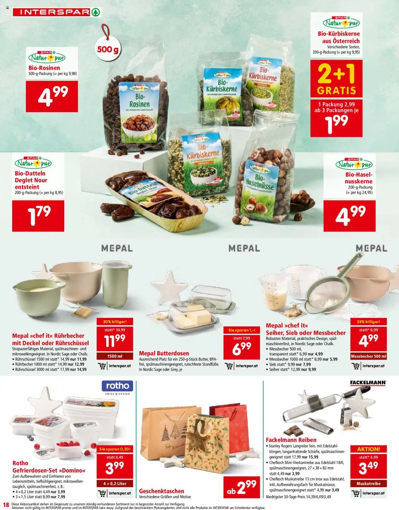 Interspar Back Paradies gültig ab 02.10.2025 | Seite: 18 | Produkte: Rosinen