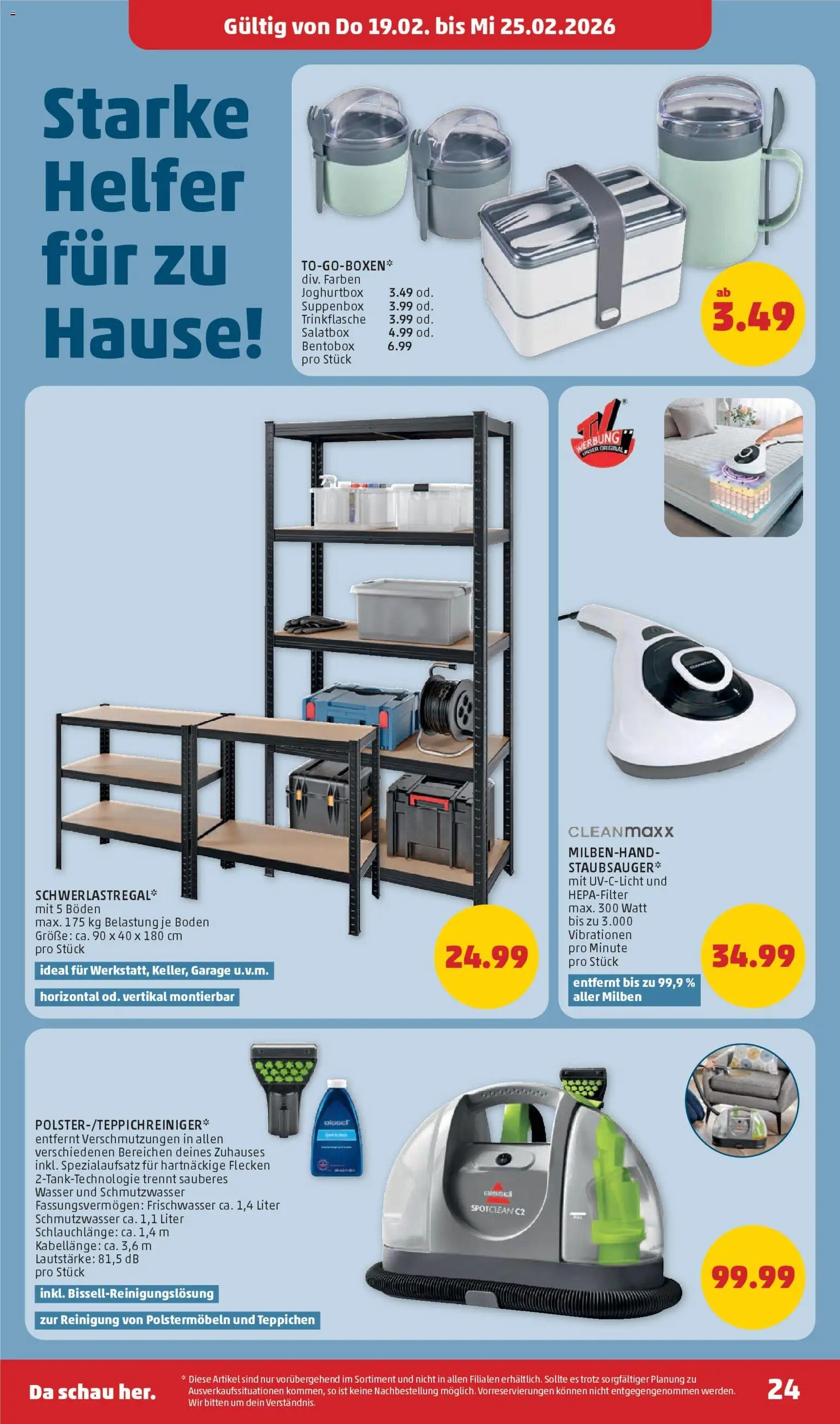 Penny Markt Flugblatt gültig ab 19.02.2026 | Seite: 24 | Produkte: Wasser