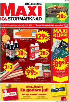 ICA Maxi - Trelleborg - Förhandsvisning av reklamblad från butik ICA Maxi aktuell från 08.12.2025