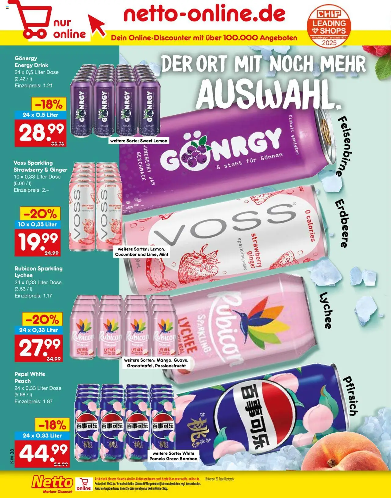 Netto Marken-Discount Prospekt 	 – gültig ab 15.09.2025 | Seite: 21 | Produkte: Energy, Pfirsich, Pepsi